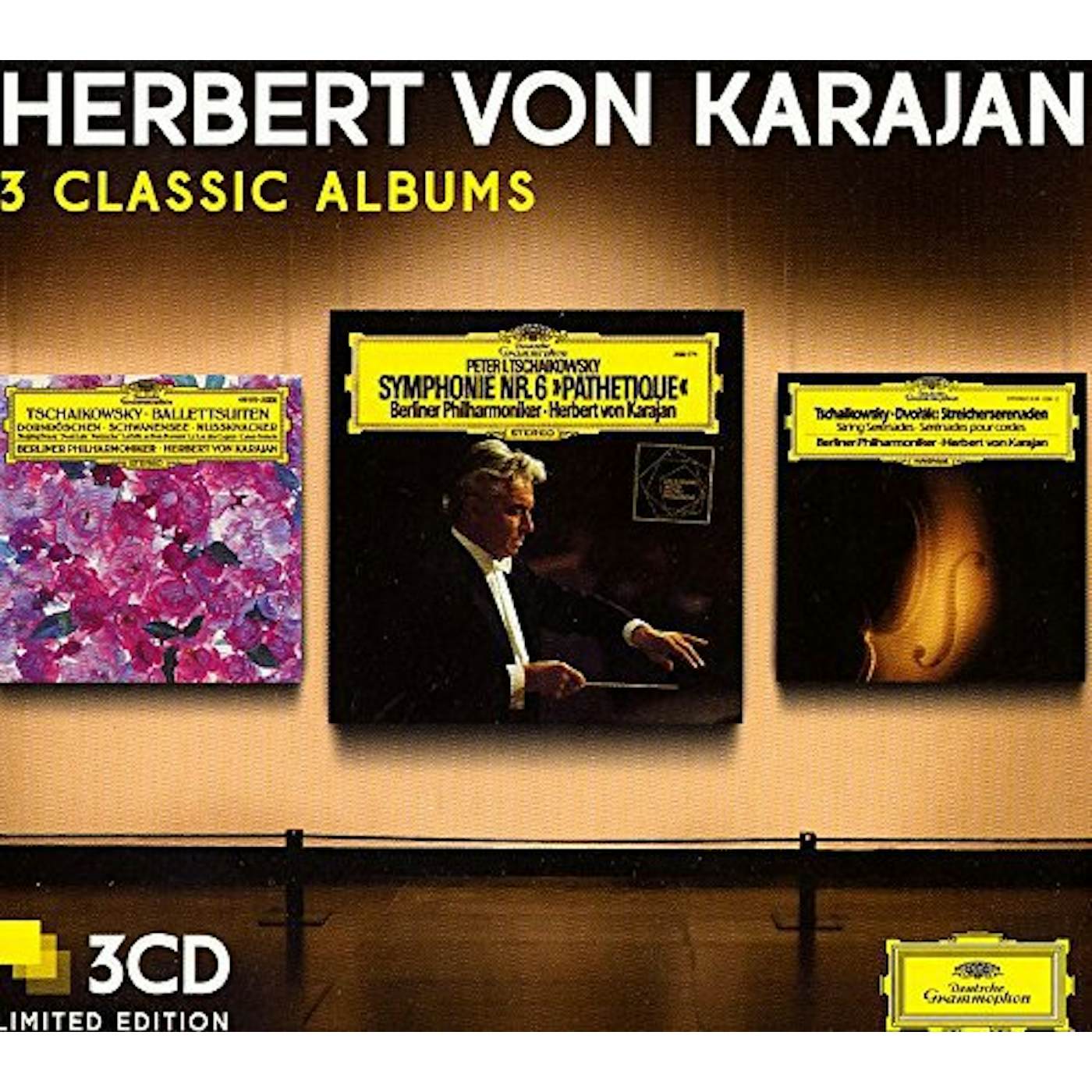 Herbert von Karajan THREE CLASSIC ALBUMS (TCHAIKOVSKY) CD