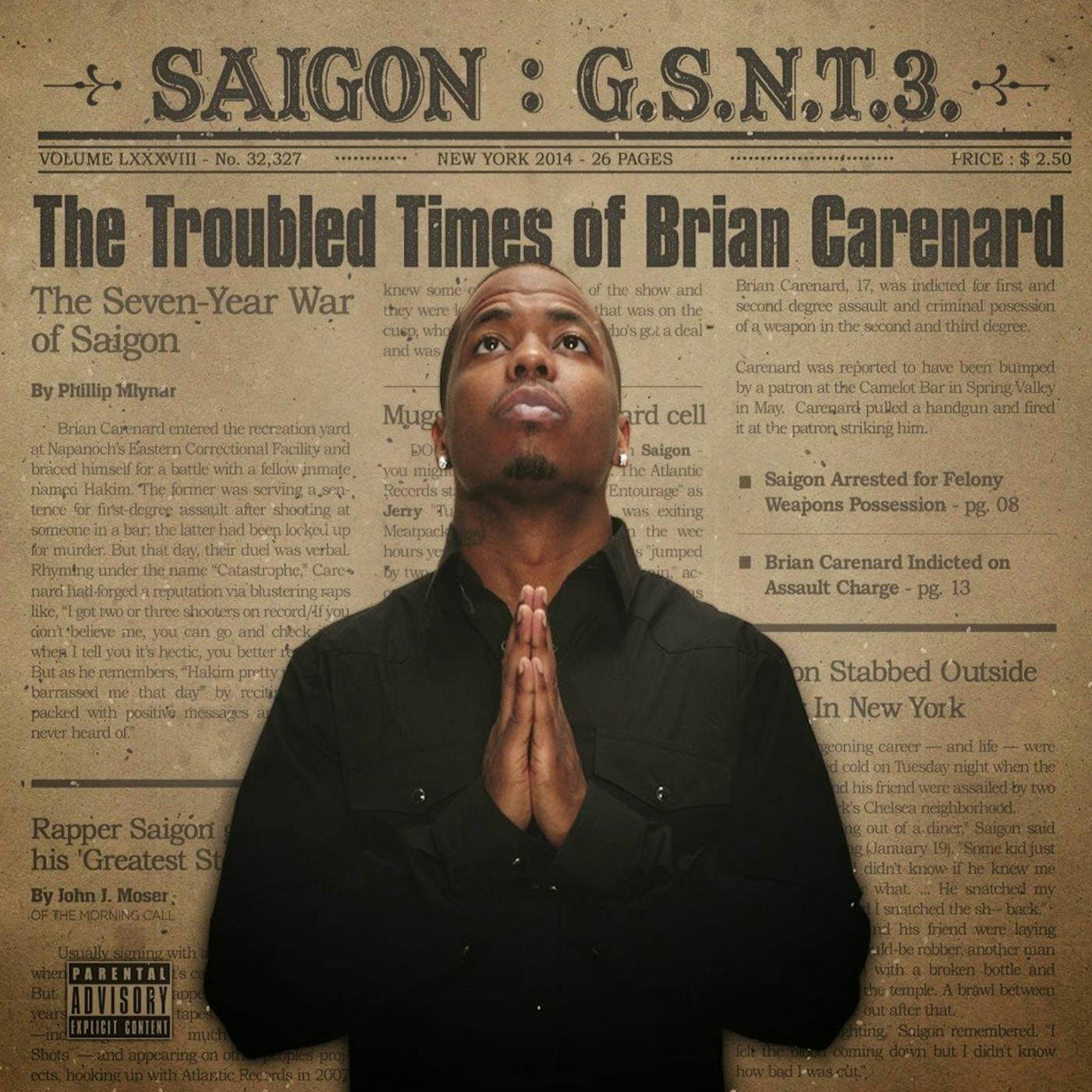 Saigon GSNT 3: THE TROUBLED TIMES OF BRIAN CARENARD CD