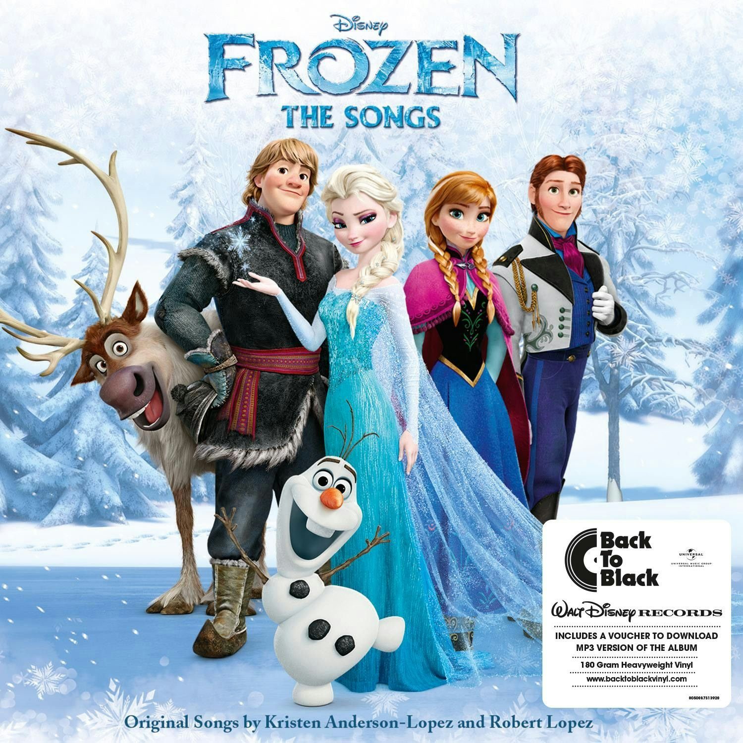 Vinyl Record - FROZEN: THE SONGS / VARIOUS