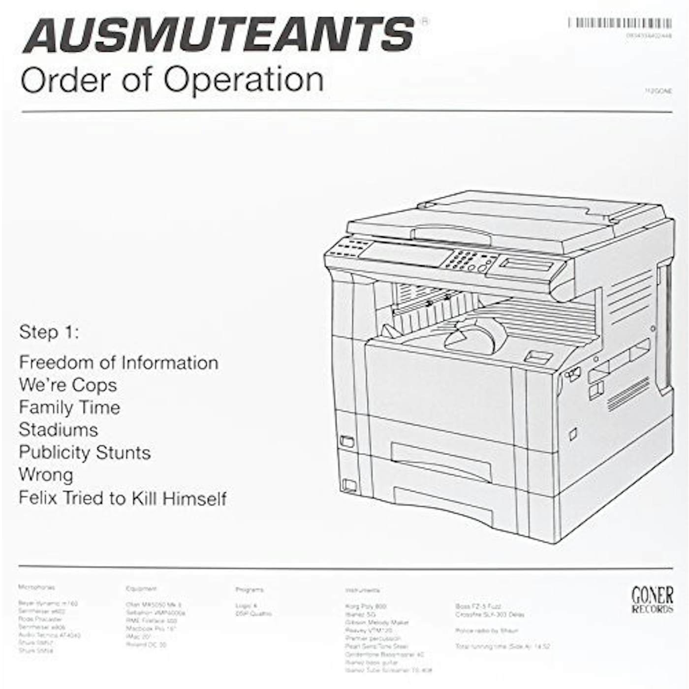 Ausmuteants Order of Operation Vinyl Record