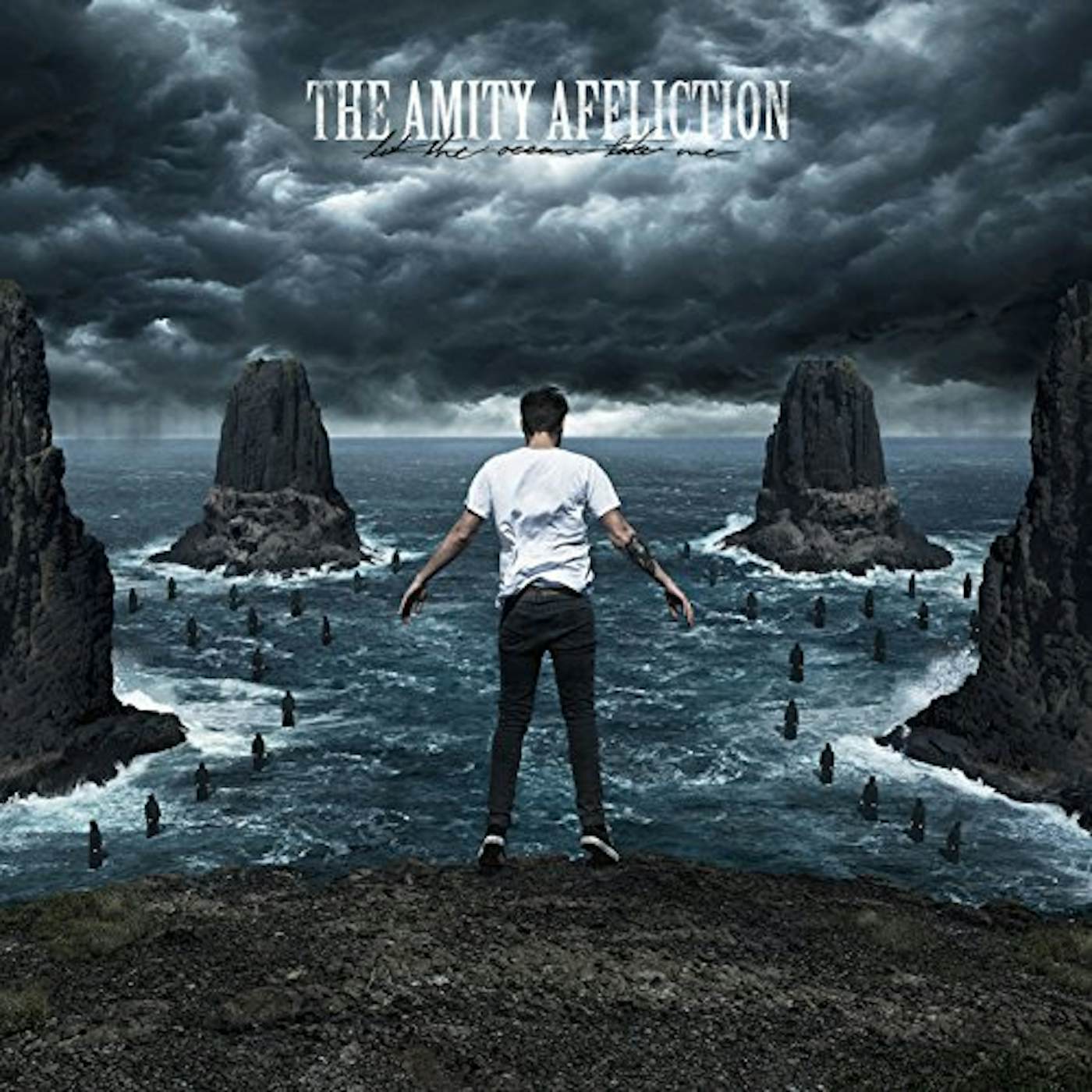 The Amity Affliction LET THE OCEAN TAKE ME Vinyl Record - Colored Vinyl, Digital Download Included