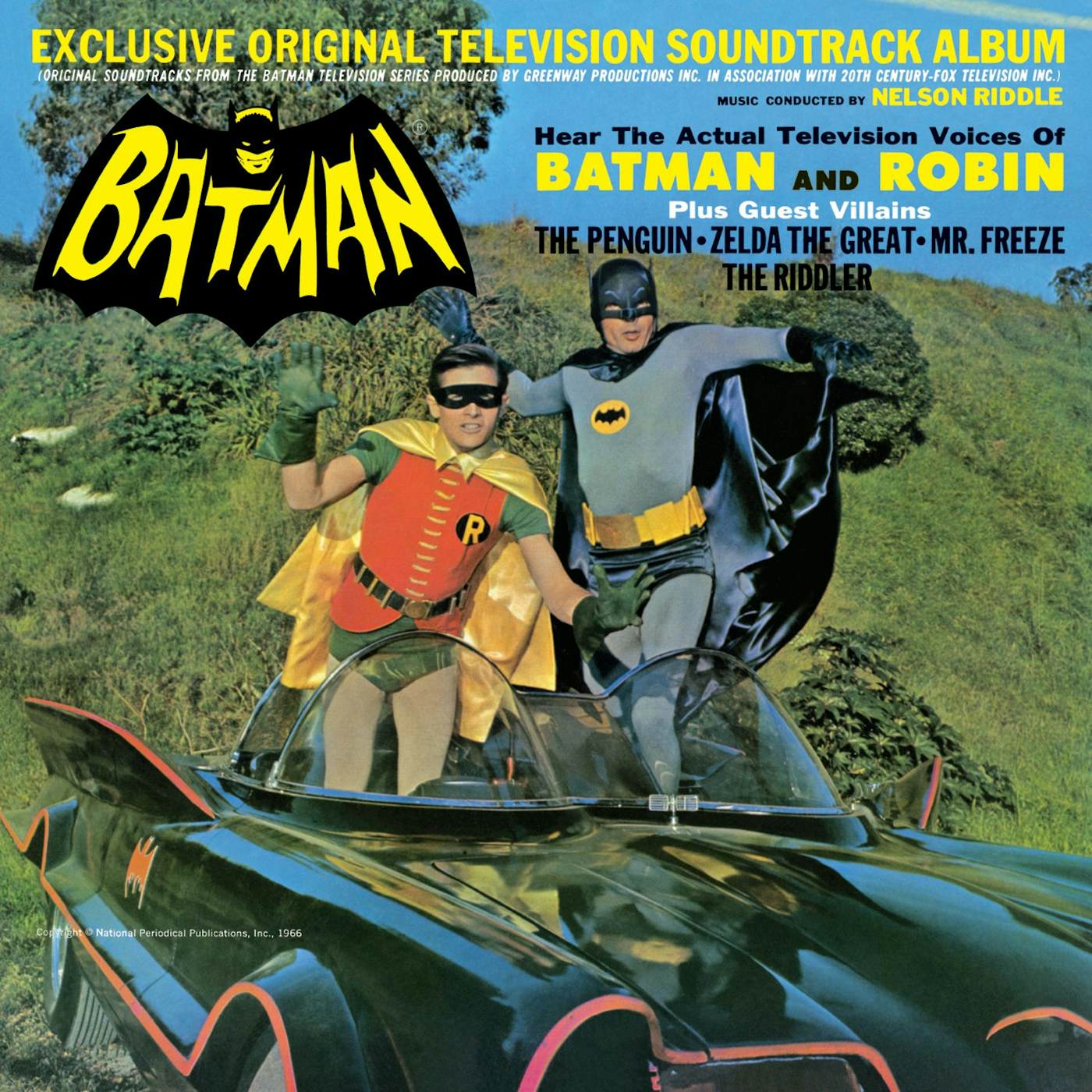 Nelson Riddle BATMAN - TV Original Soundtrack Vinyl Record