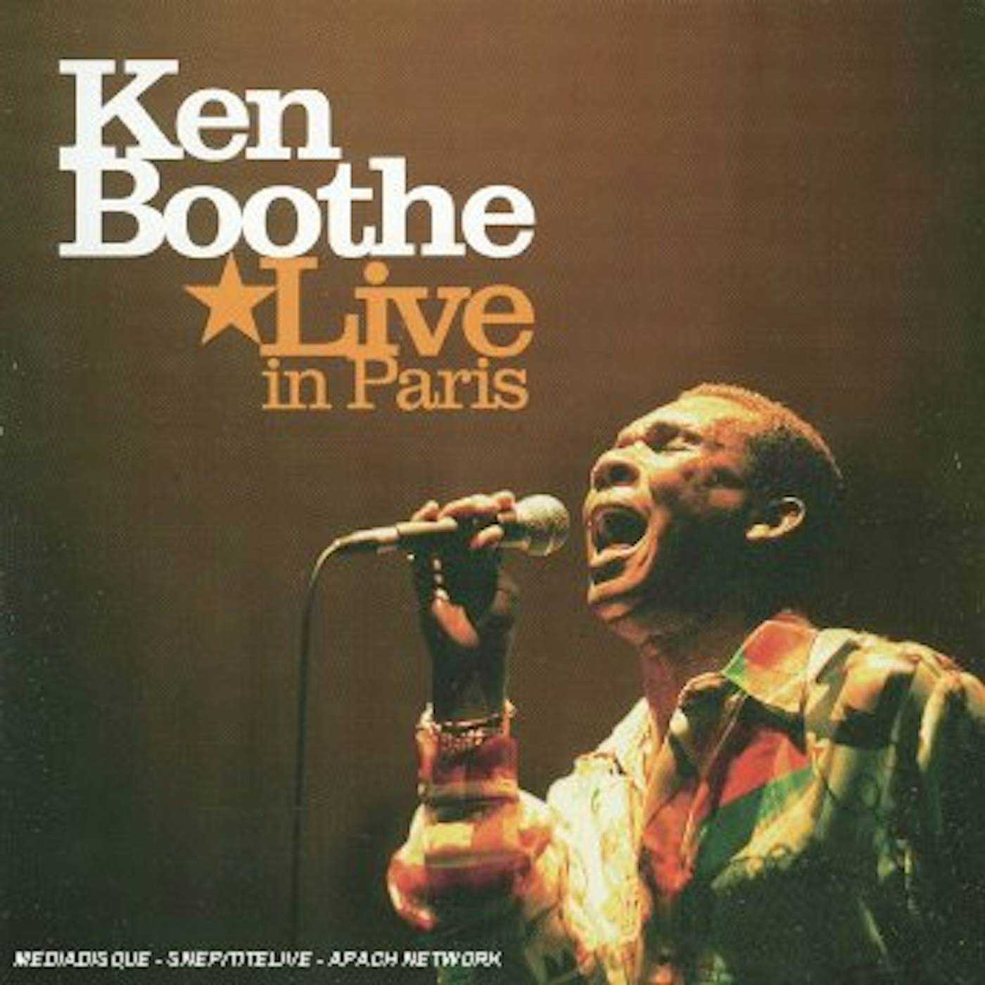 Ken Boothe LIVE IN PARIS CD