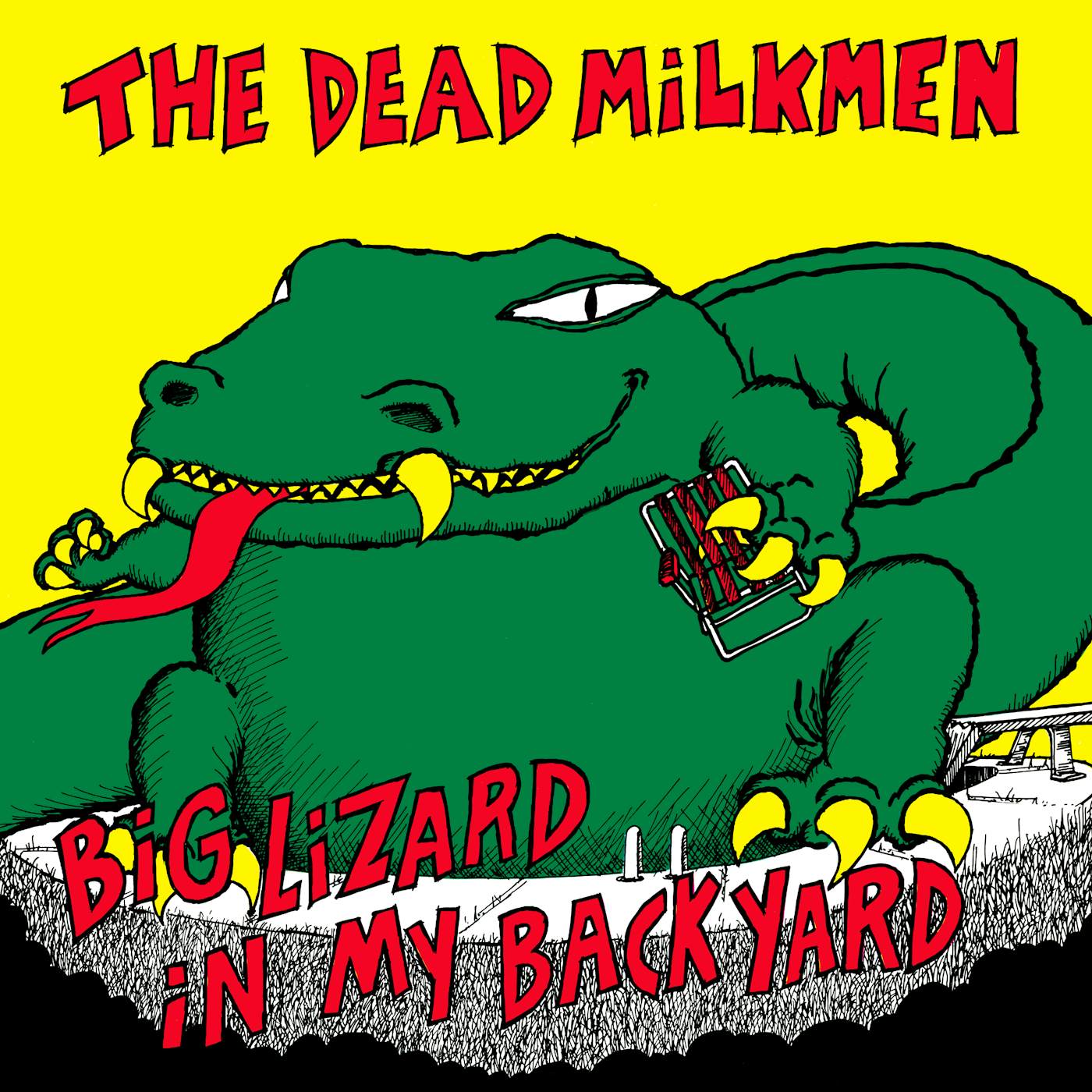 The Dead Milkmen BIG LIZARD IN MY BACKYARD Vinyl Record
