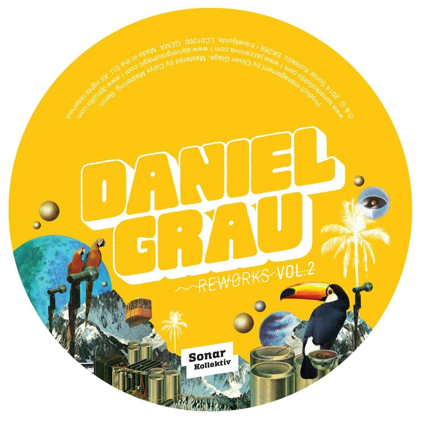 Daniel Grau REWORKS 2 Vinyl Record - UK Release