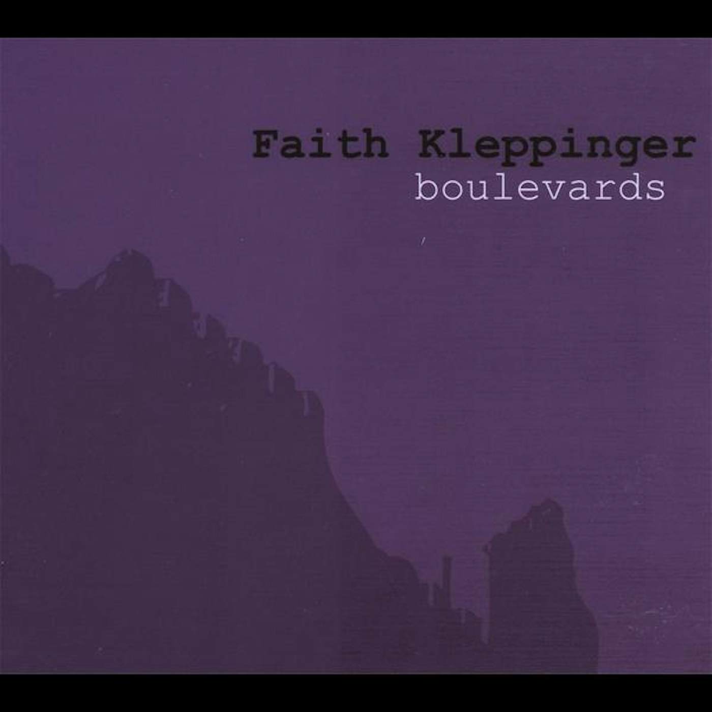 Faith Kleppinger BOULEVARDS CD