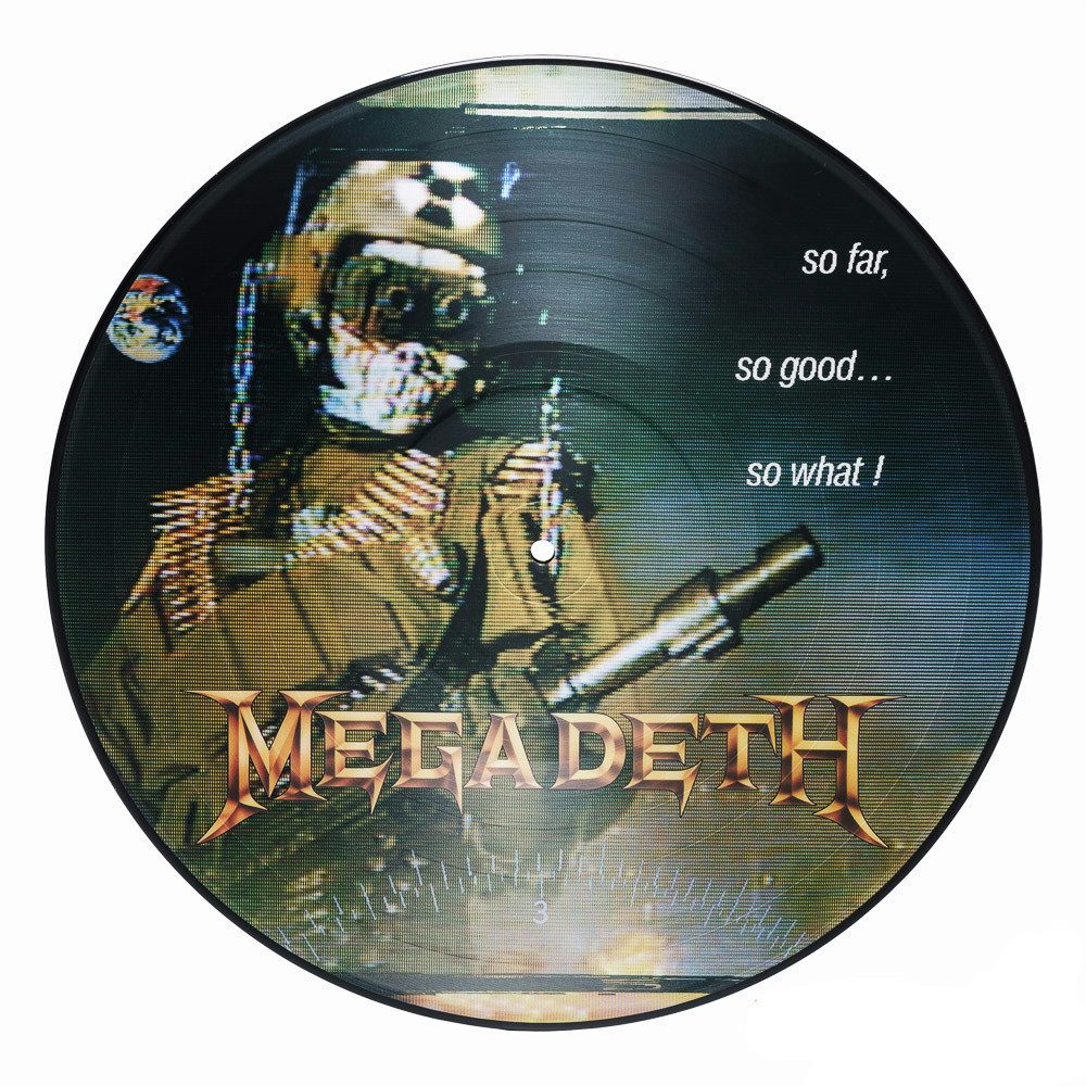 Megadeth SO FAR SO GOOD SO WHAT Vinyl Record