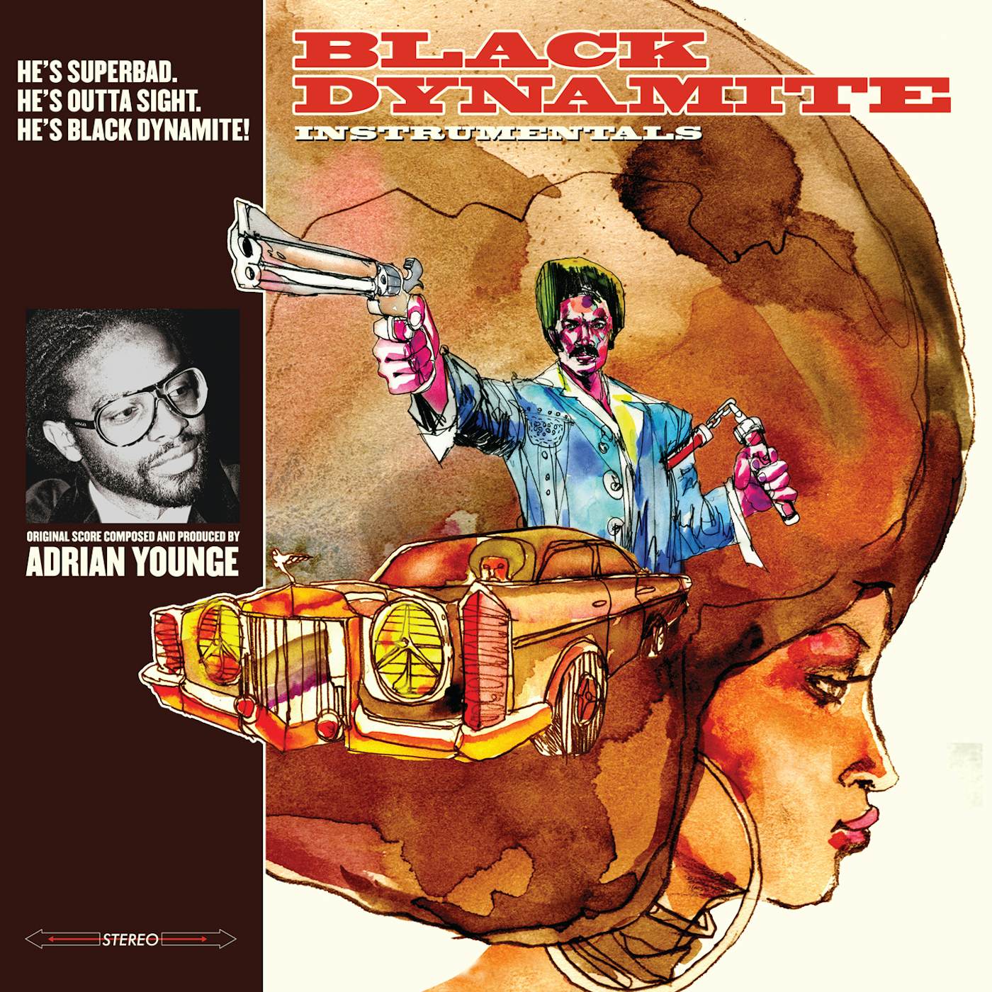 Adrian Younge BLACK DYNAMITE INSTRUMENTALS Vinyl Record