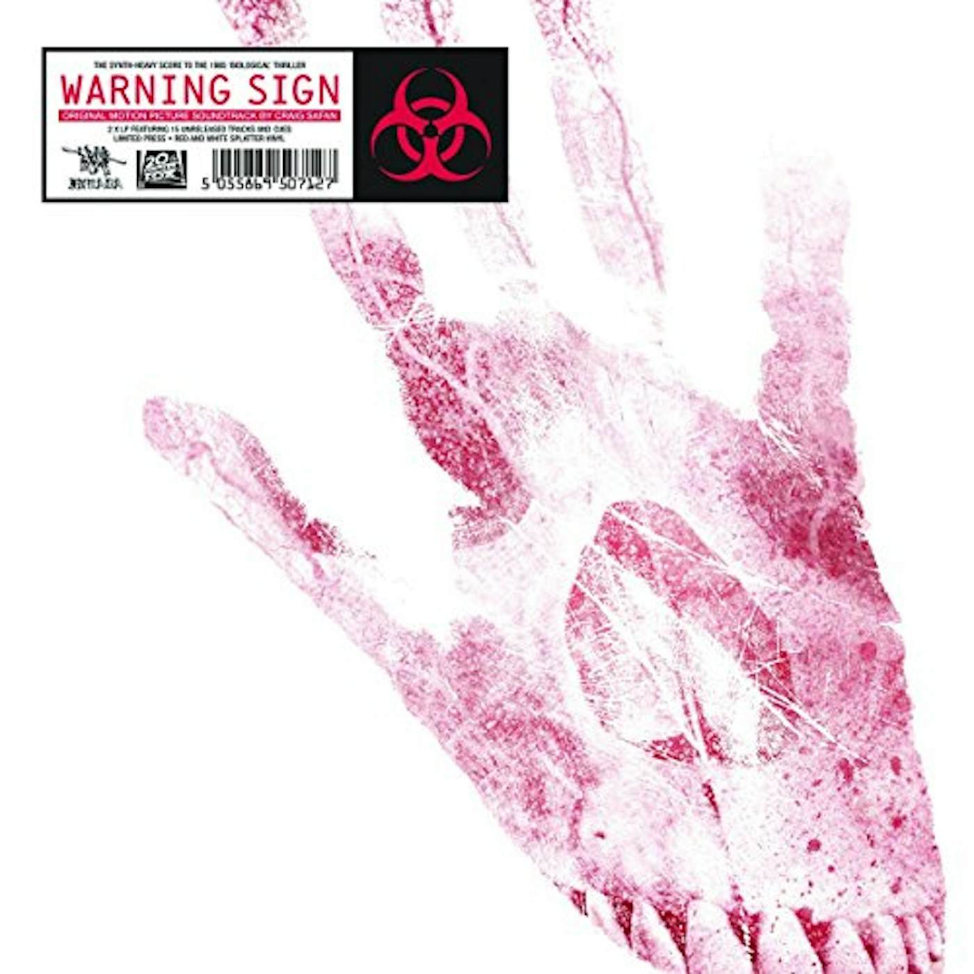 Craig Safan WARNING SIGN Original Soundtrack Vinyl Record