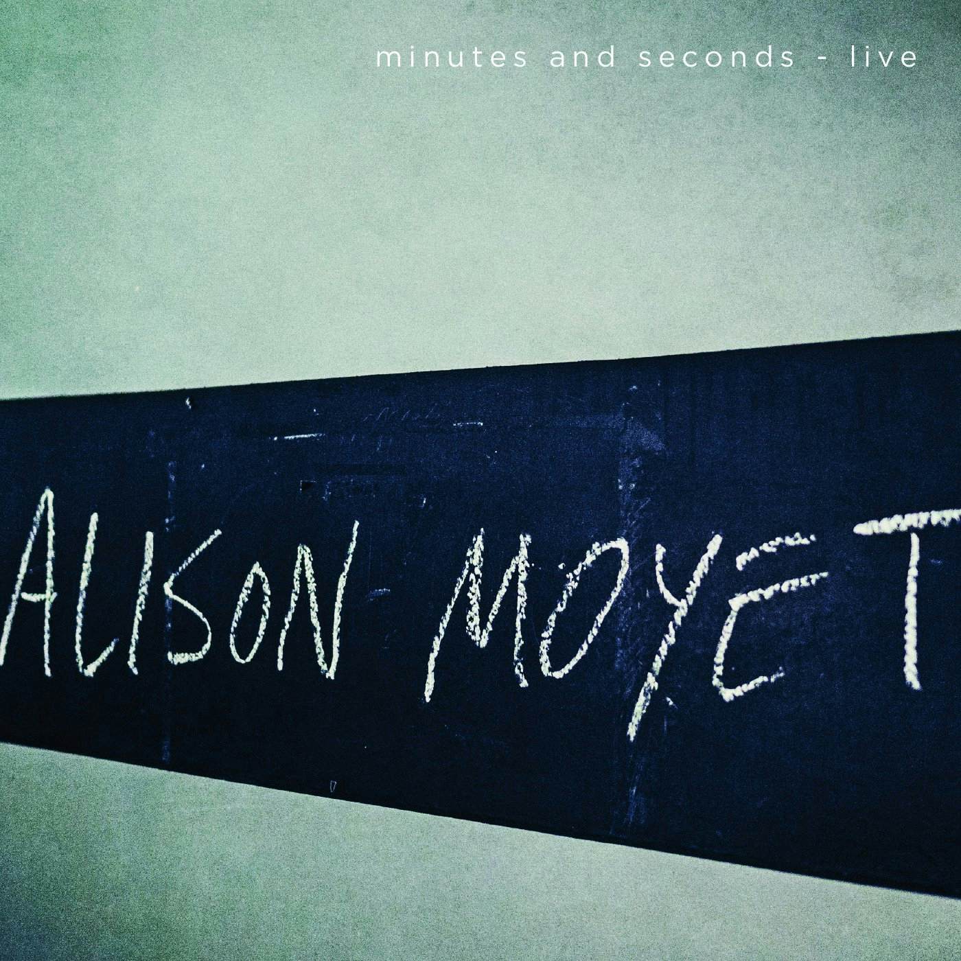 Alison Moyet MINUTES AND SECONDS-LIVE CD