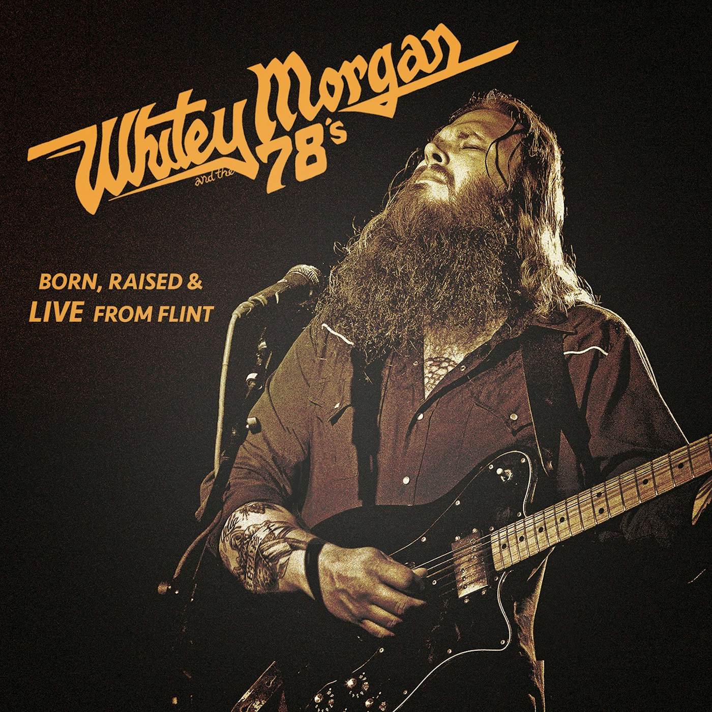 Whitey Morgan and the 78's BORN RAISED & LIVE FROM FLINT CD