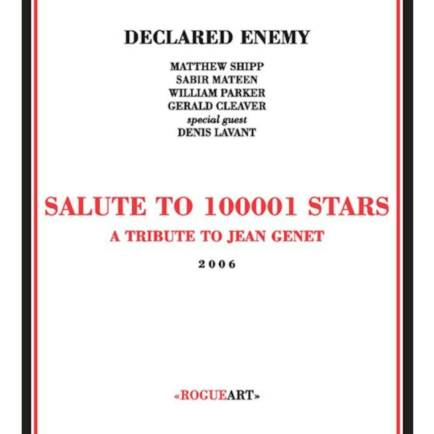 Matthew Shipp DECLARED ENEMY: SALUTE TO 100001 STARS CD
