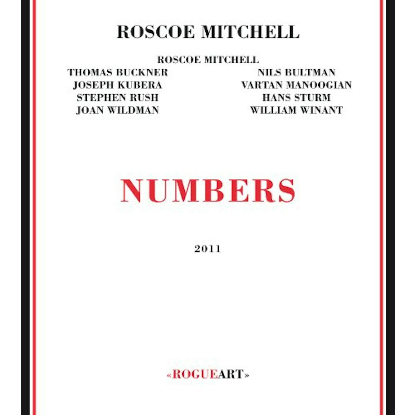 Roscoe Mitchell NUMBERS CD