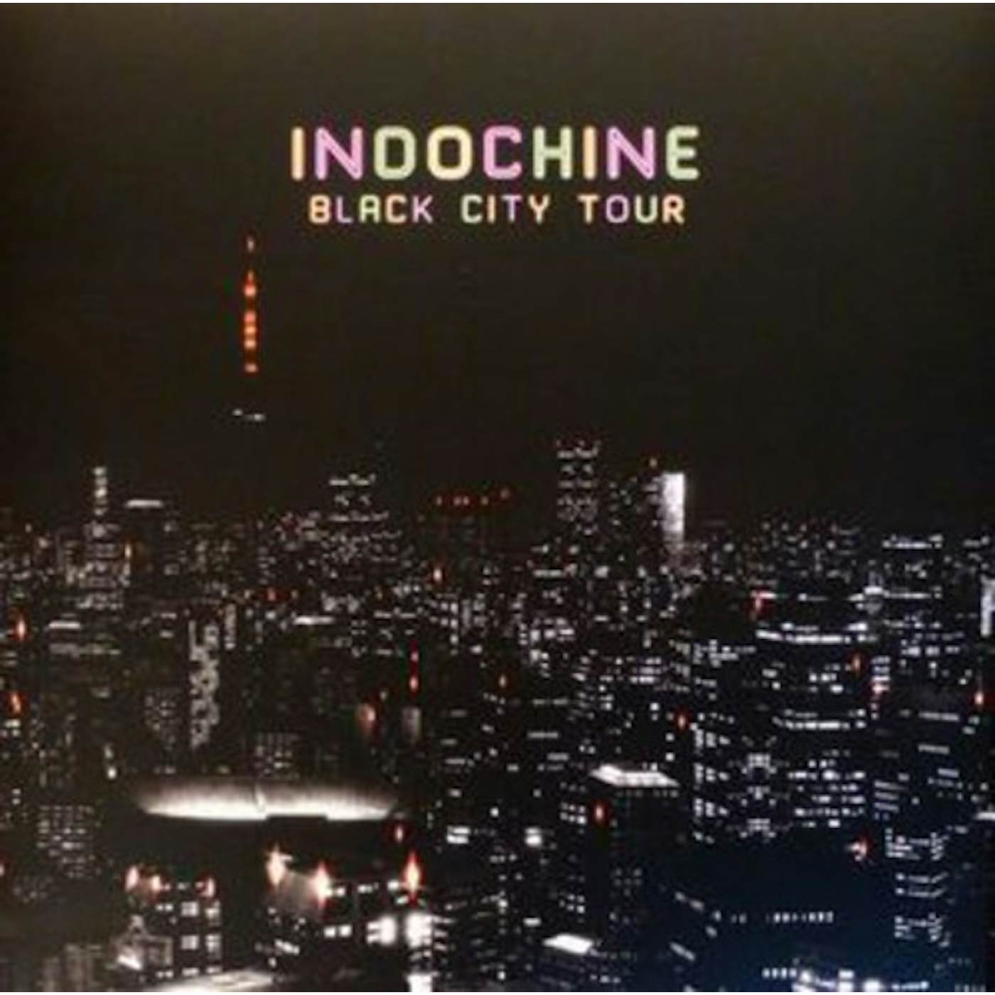 Indochine Black City Tour Vinyl Record