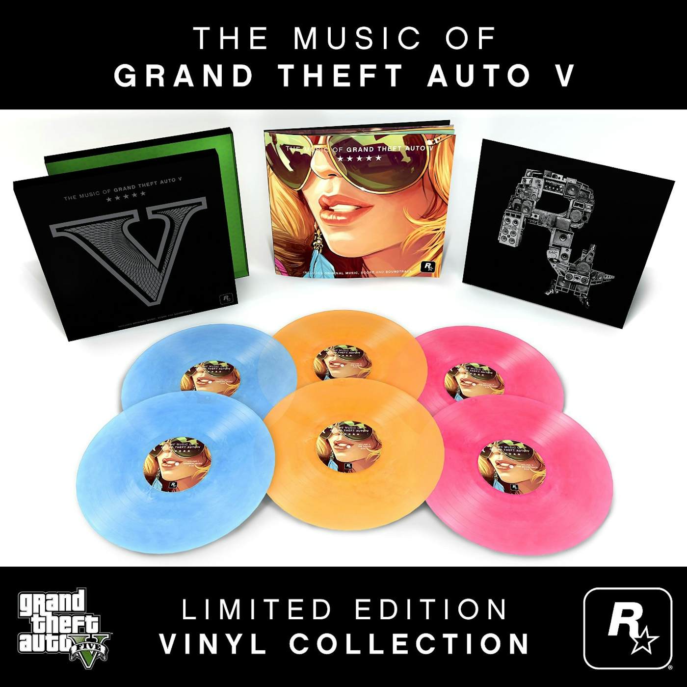 MUSIC OF GRAN THEFT AUTO V / VARIOUS (LITH)  MUSIC OF GRAND THEFT AUTO V / VARIOUS (LITH) Vinyl Record - Limited Edition