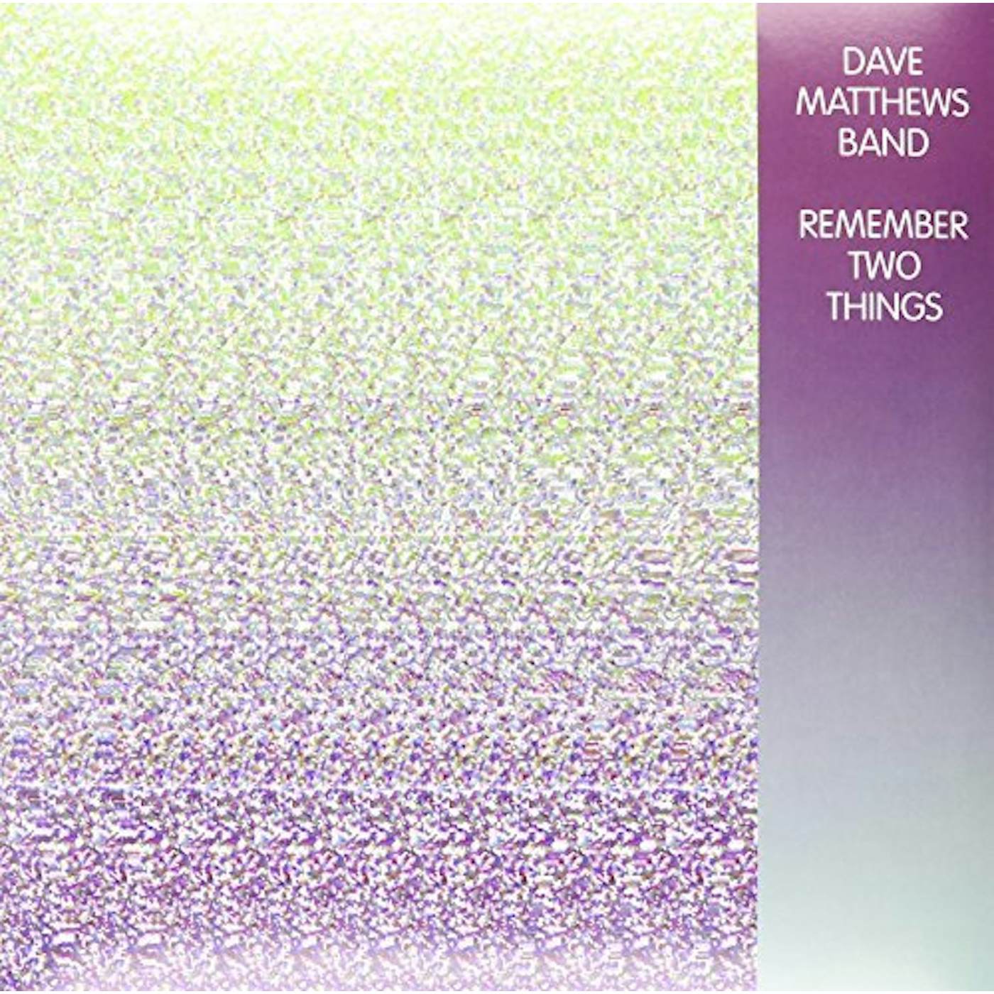 Dave Matthews Band Remember Two Things Vinyl Record