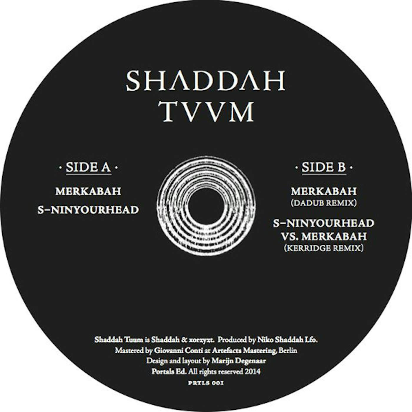 Shaddah Tuum MERKABAH Vinyl Record