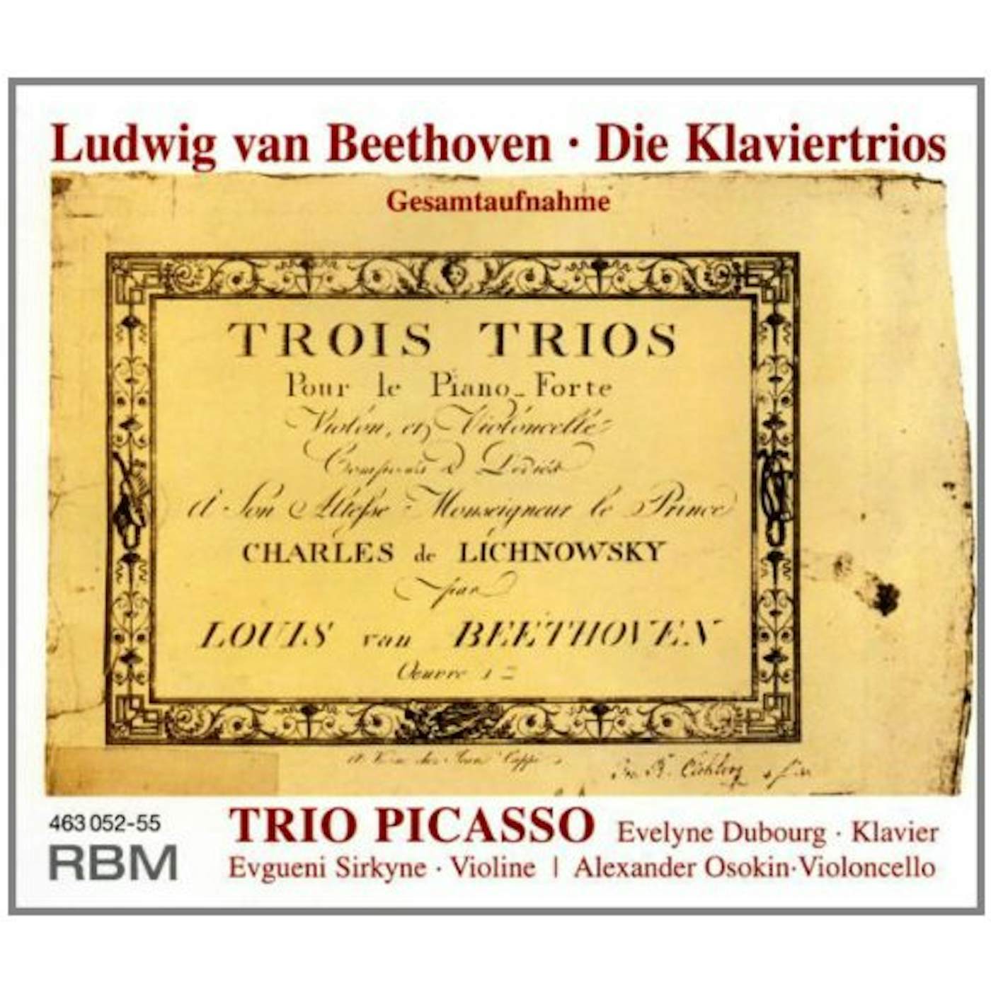 Ludwig van Beethoven PIANO TRIOS CD