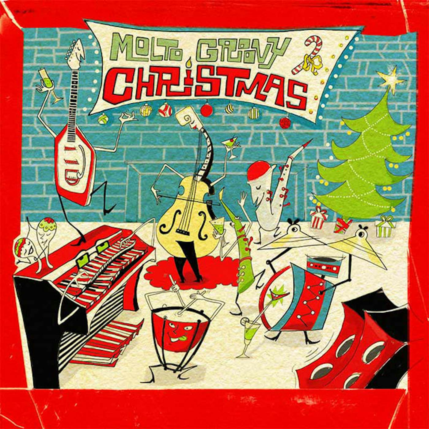 Carlo Poddighe MOLTO GROOVY CHRISTMAS Vinyl Record