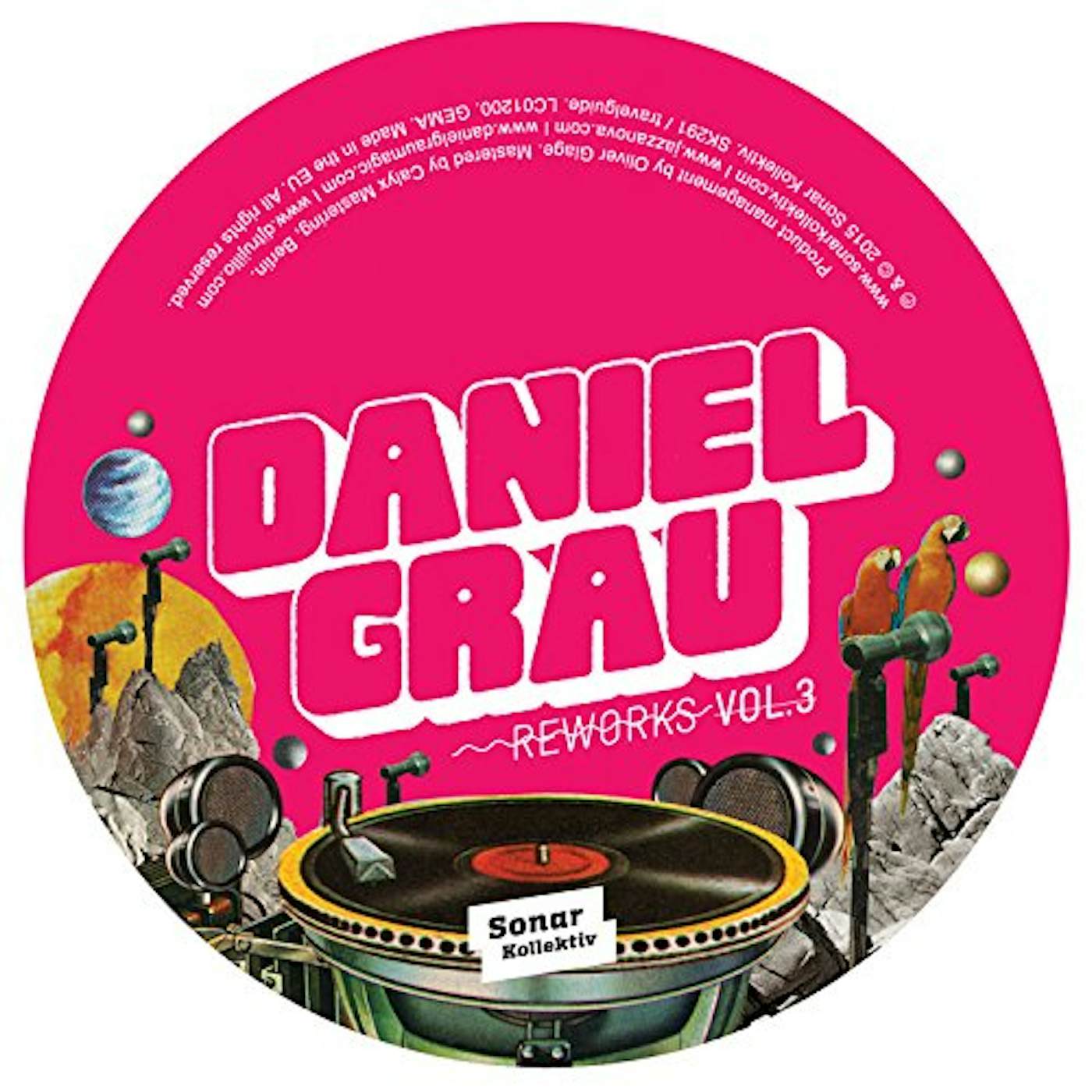 Daniel Grau REWORKS 3 Vinyl Record - UK Release