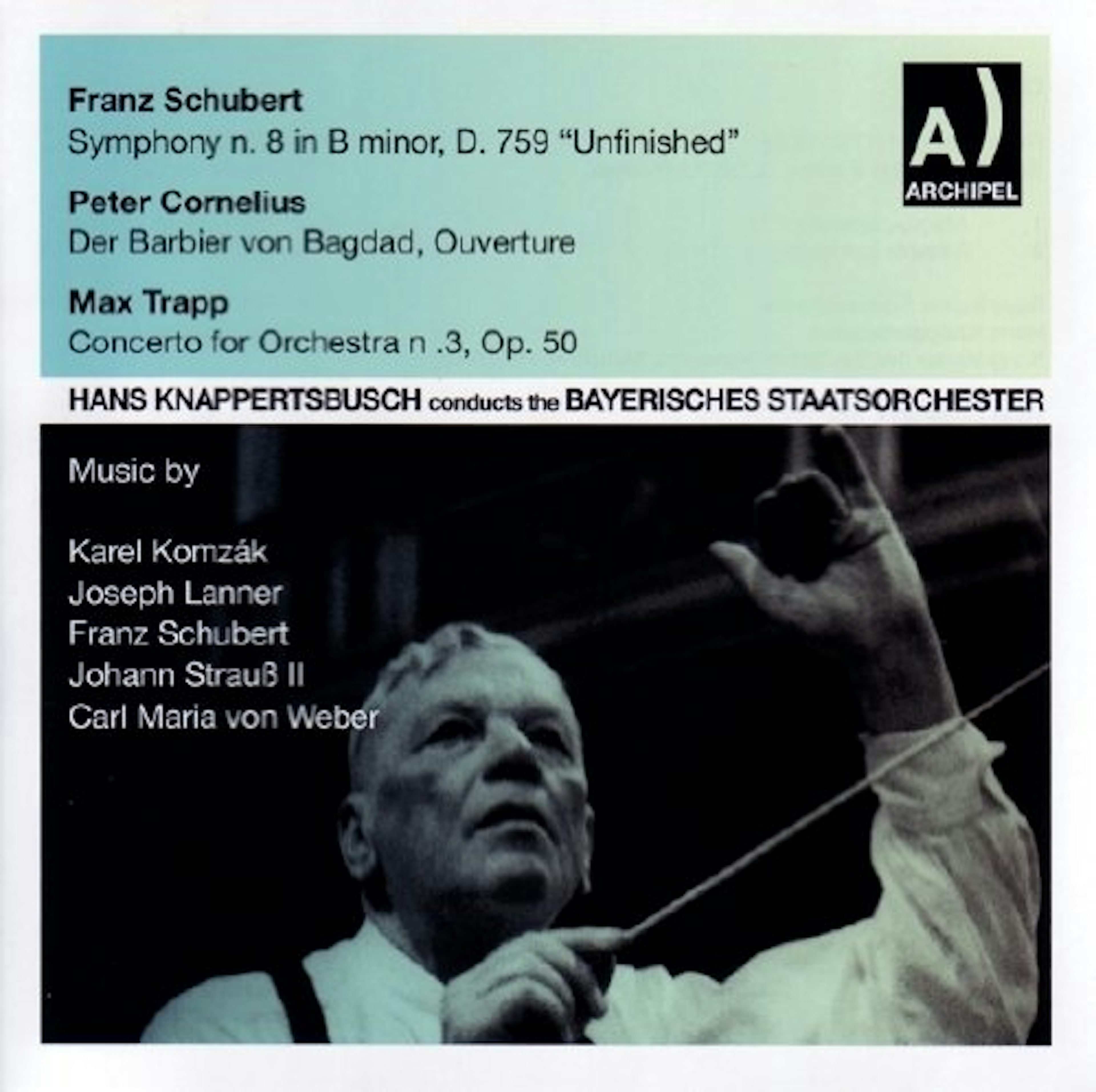 Schubert HANS KNAPPERTSBUSCH CONDUCTS CD