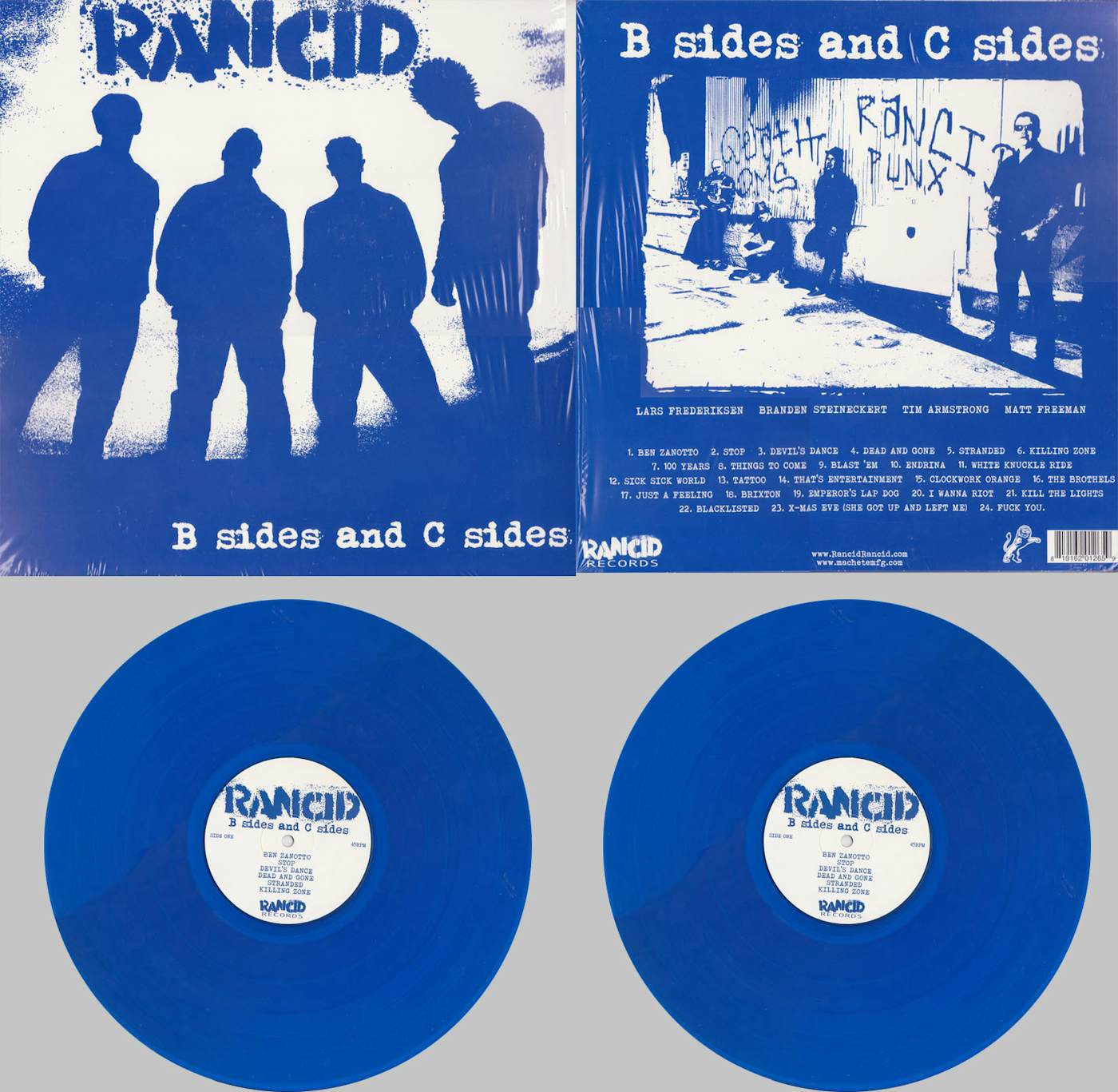 RANCID - Dead & Gone + Stranded / Killing Zone 