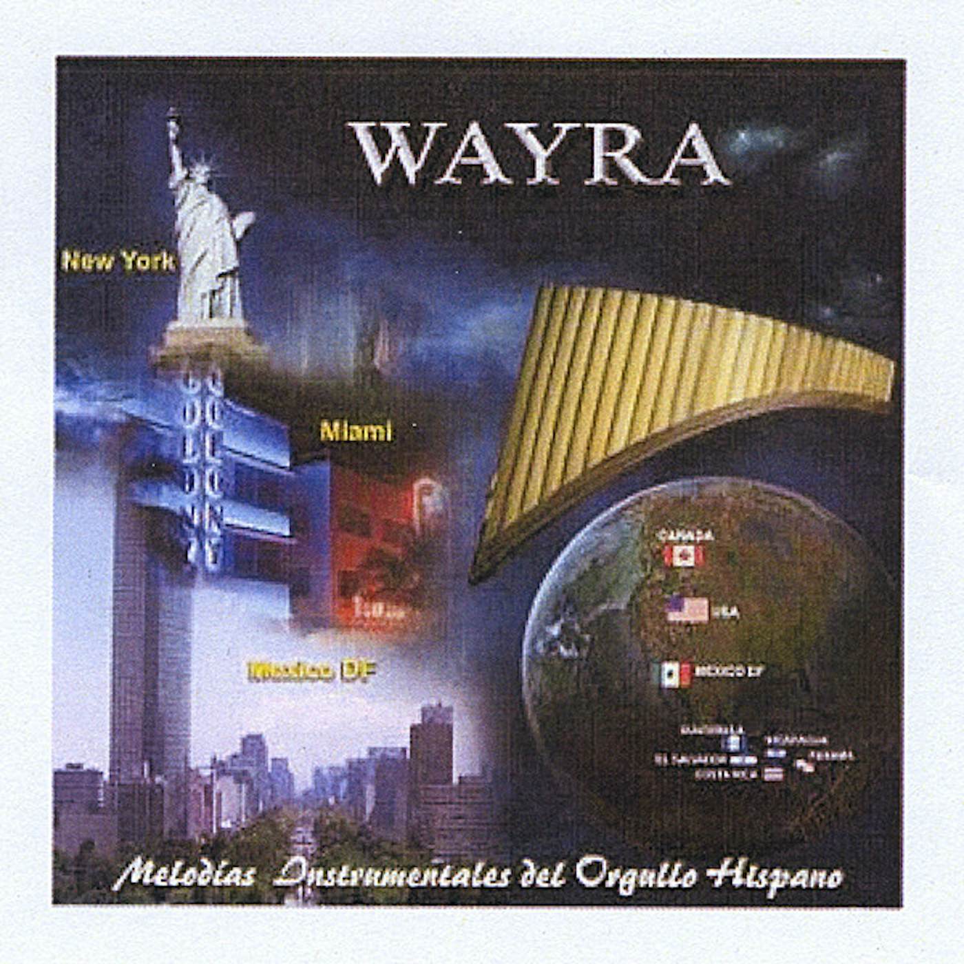 Wayra MELODIAS INSTRUMENTALES DEL ORGULLO HISPANO I CD