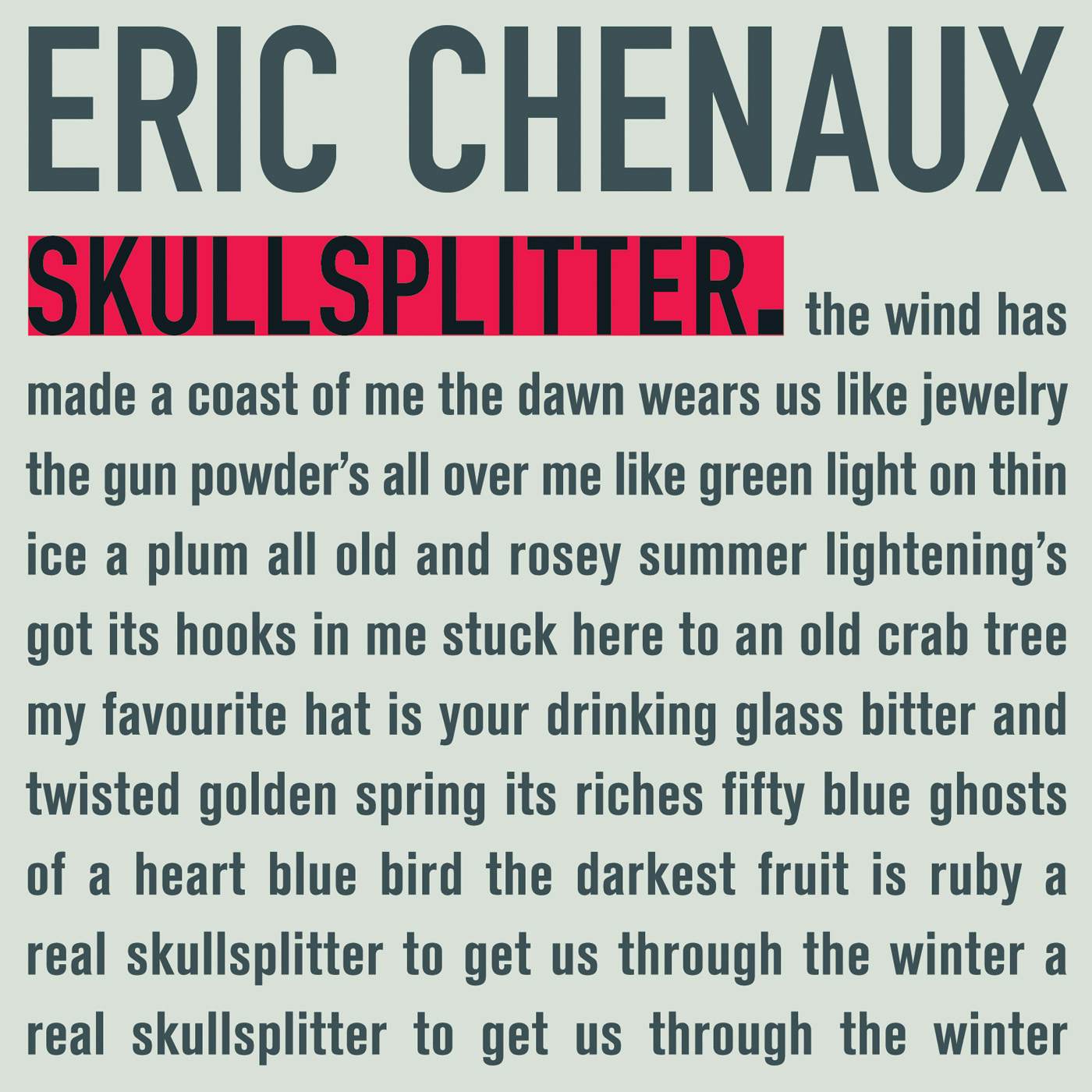 Eric Chenaux SKULLSPLITTER CD