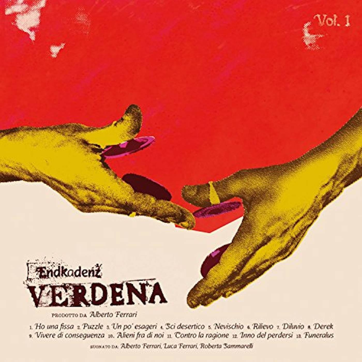Verdena ENDKADENZ VOL. 1 Vinyl Record - Italy Release
