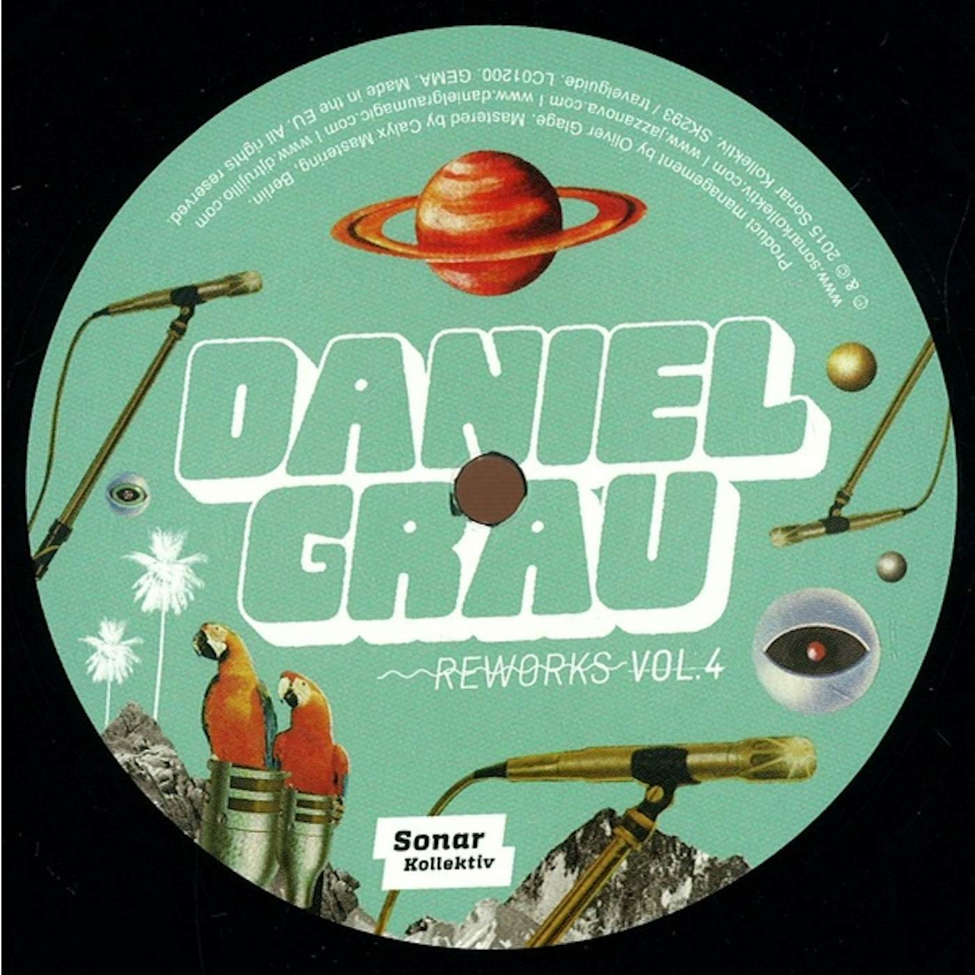 Daniel Grau REWORKS VOL. 4 Vinyl Record