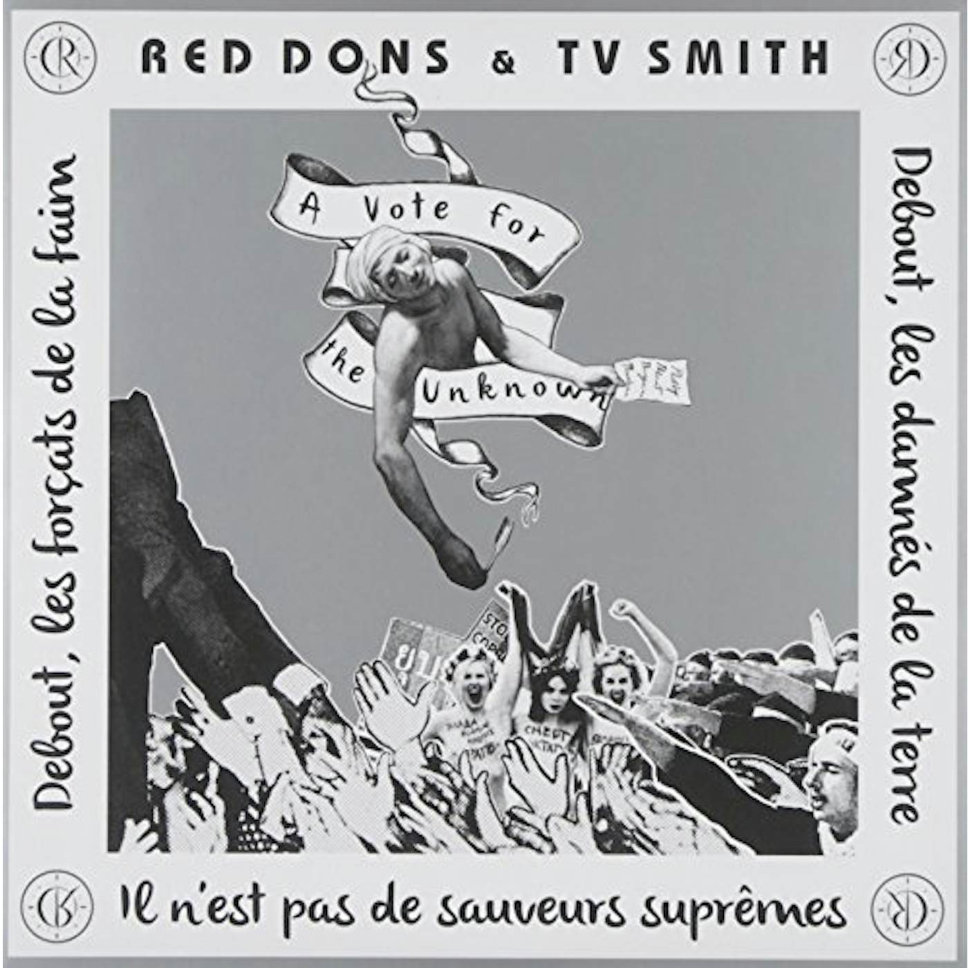 Red Dons VOTE FOR THE UNKNOWN Vinyl Record