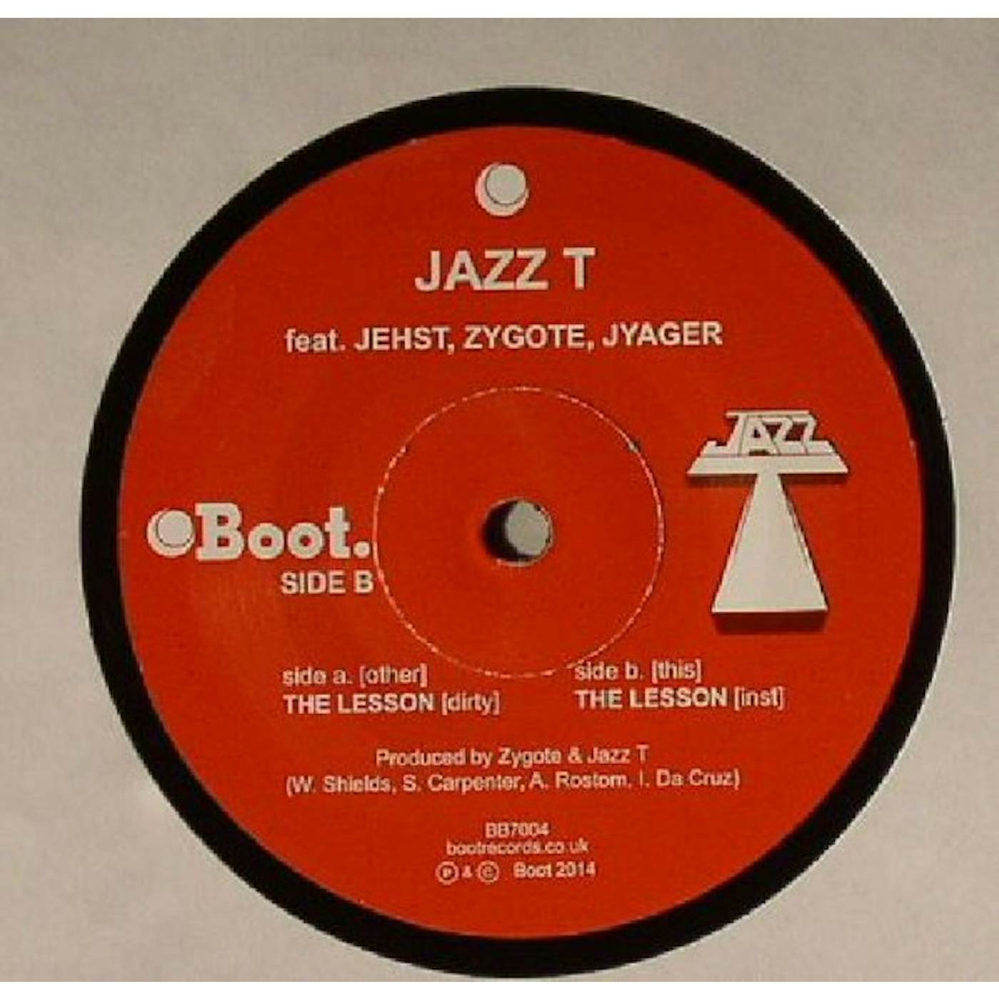 Jazz T LESSON Vinyl Record - UK Release