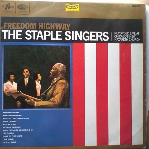 The Staple Singers FREEDOM HIGHWAY Vinyl Record