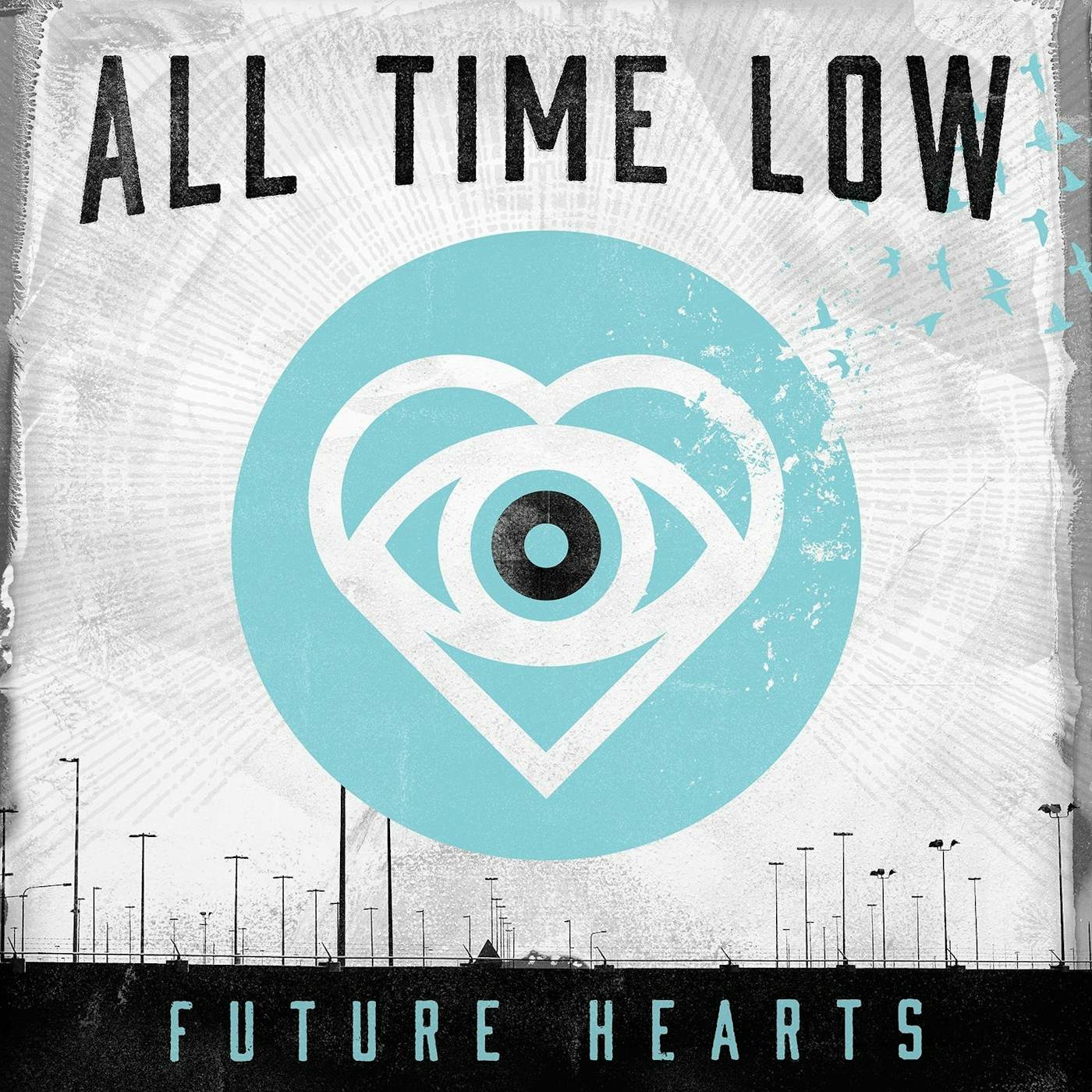 All Time Low FUTURE HEARTS - LIGHT BLUE Vinyl Record