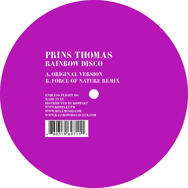 Lindstrom & Prins Thomas Rainbow Disco Vinyl Record