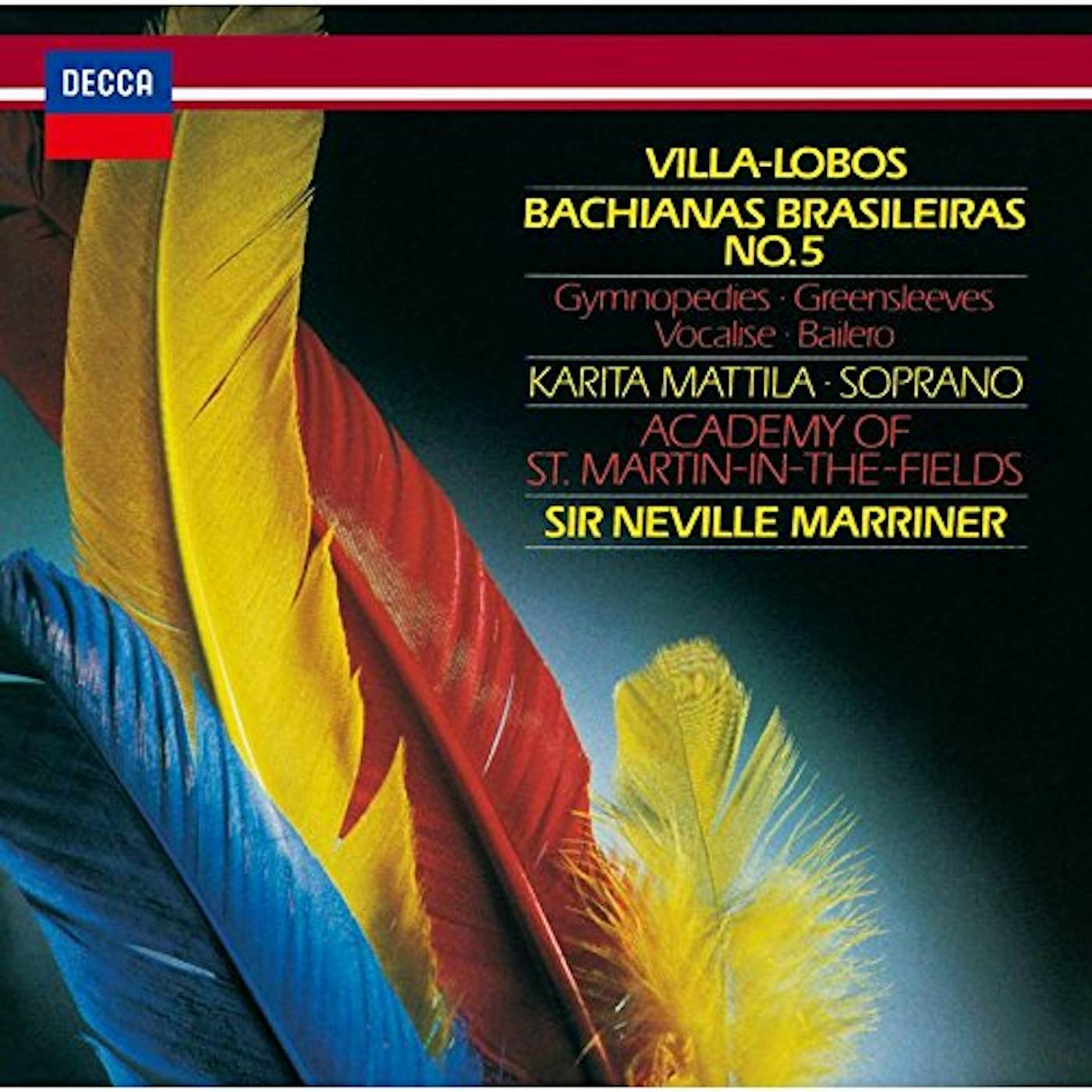 Neville Marriner VILLA-LOBOS: BACHIANAS BRASILEIRAS CD