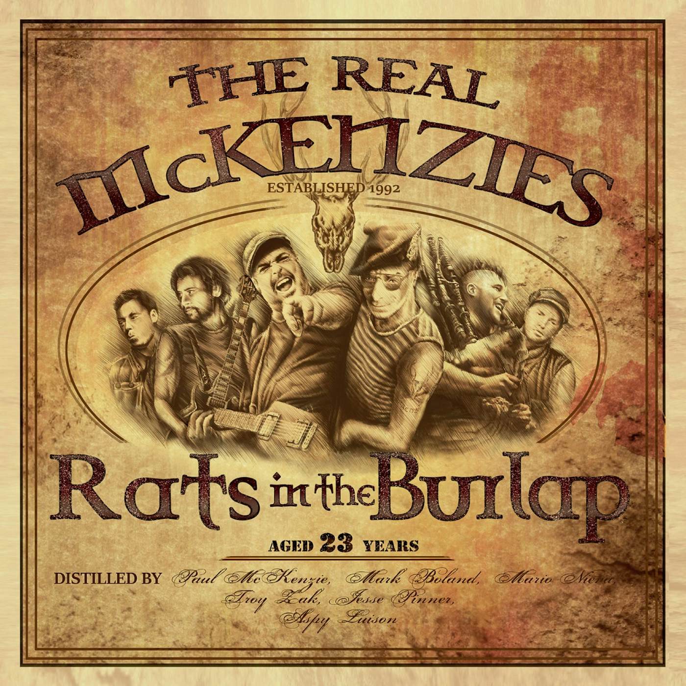 The Real McKenzies Rats In The Burlap Vinyl Record
