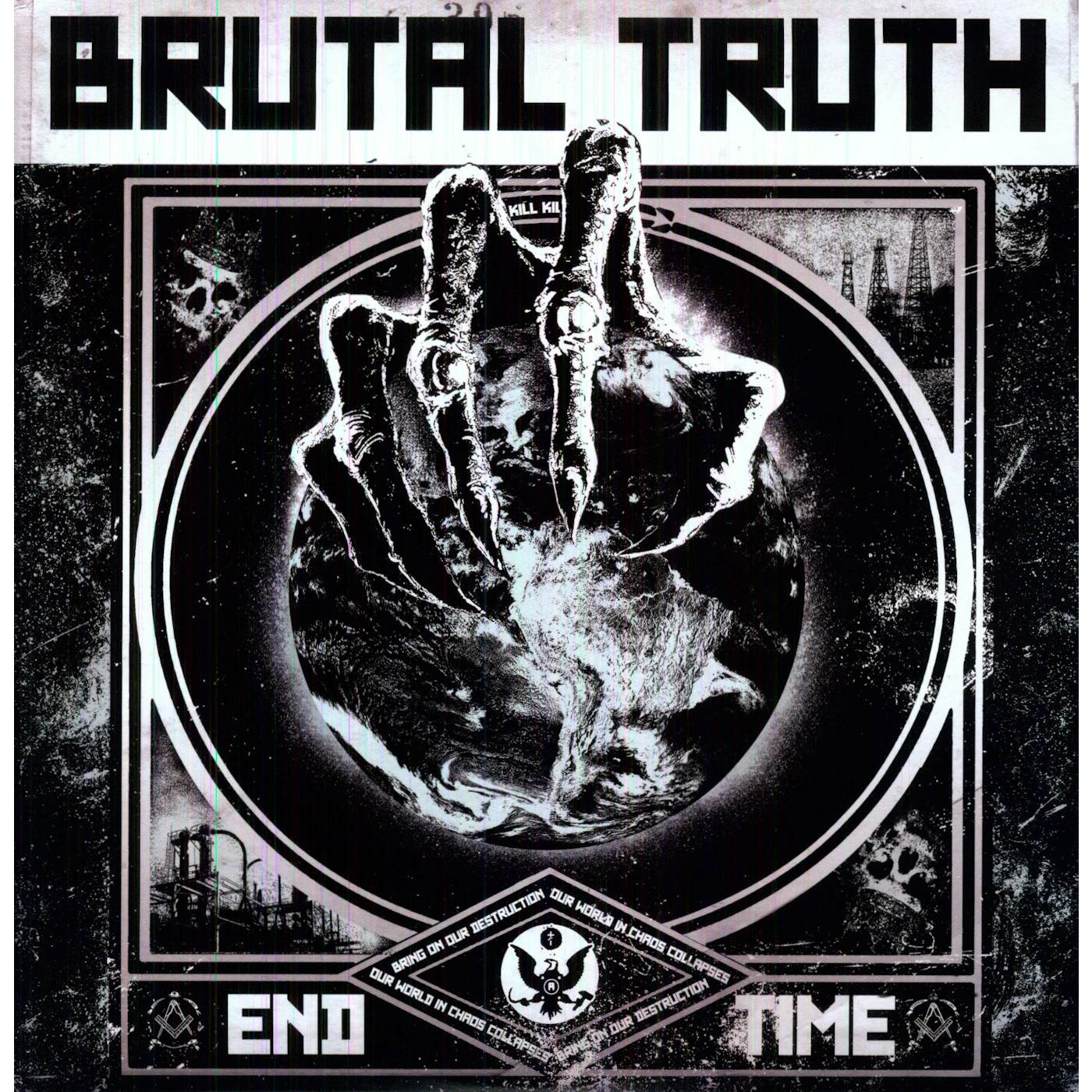 Brutal Truth END TIME Vinyl Record - Holland Release