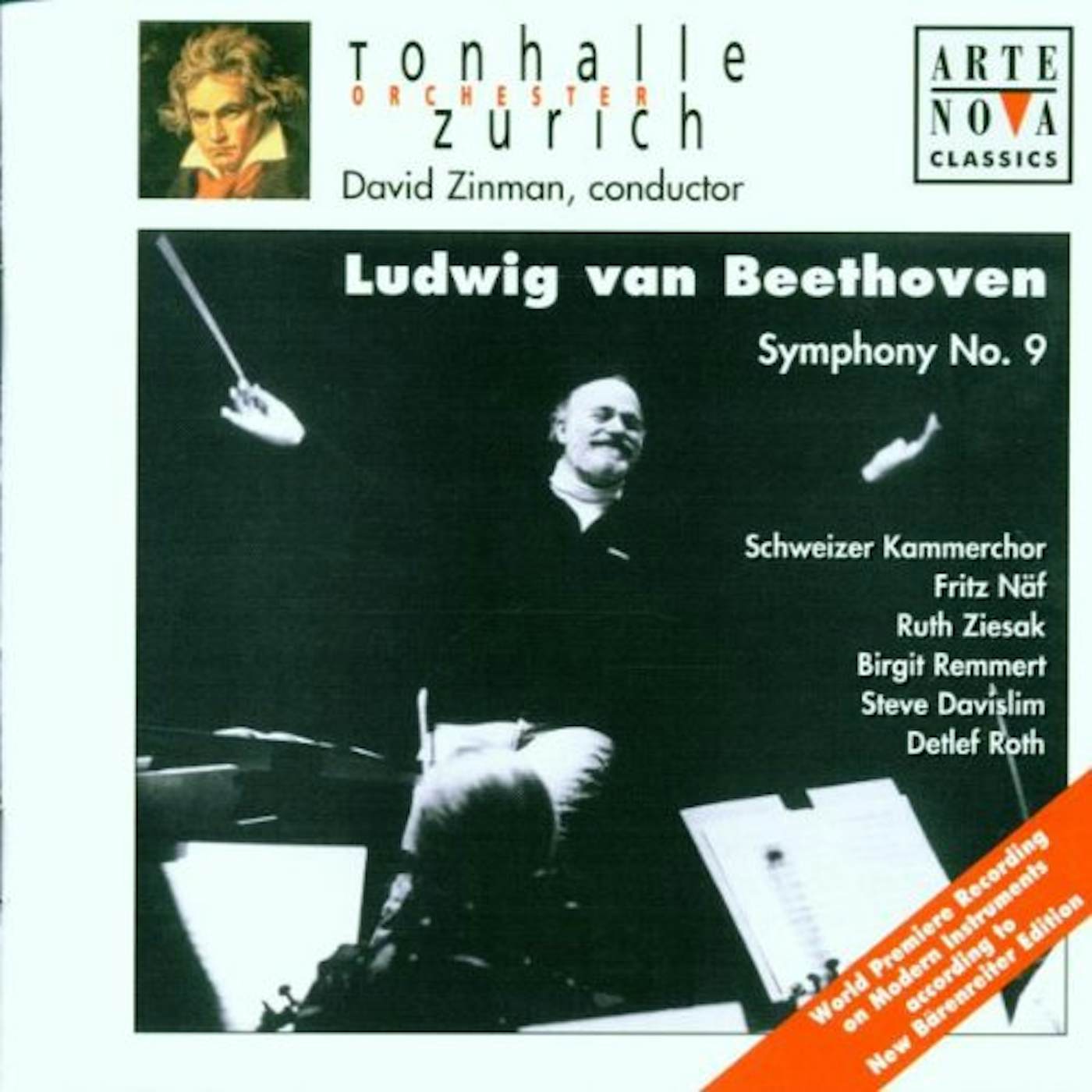 David Zinman BEETHOVEN: SYMPHONY NO. 9 CD