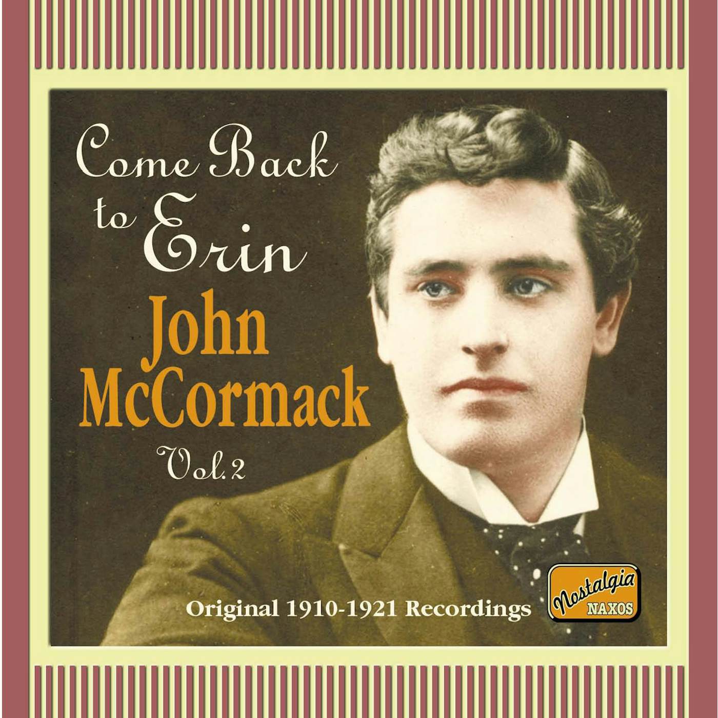 John McCormack COME BACK TO ERIN CD