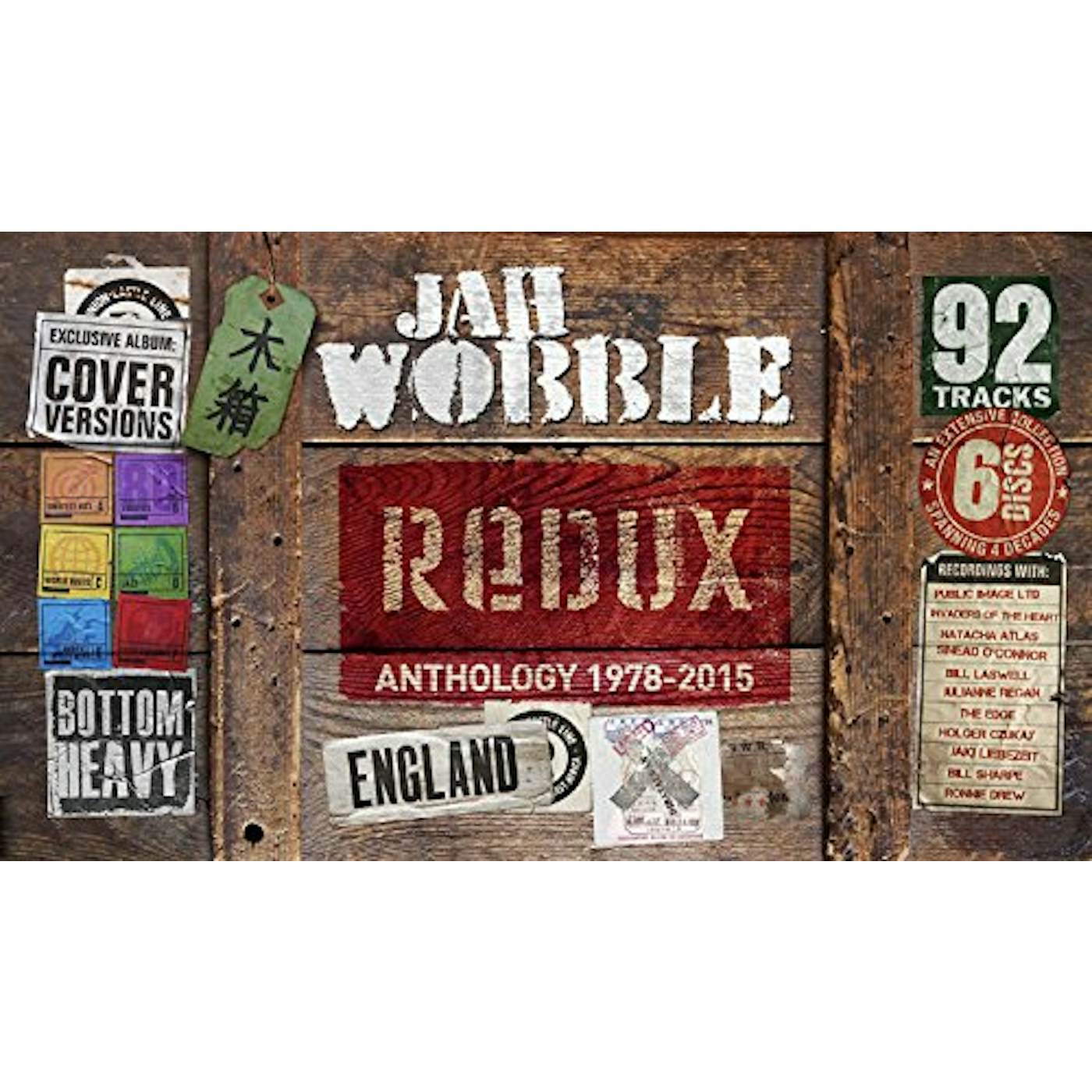 Jah Wobble REDUX: ANTHOLOGY 1978-15 CD