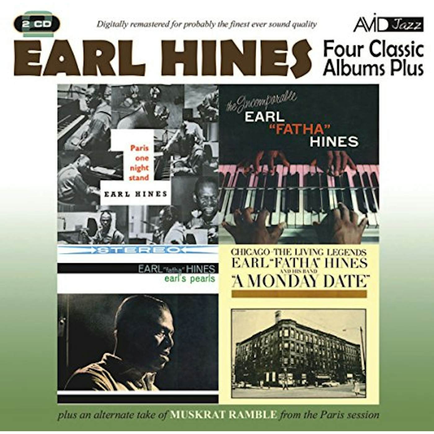 Earl Hines MONDAY DATE / PARIS ONE NIGHT STAND / EARL'S PEARL CD