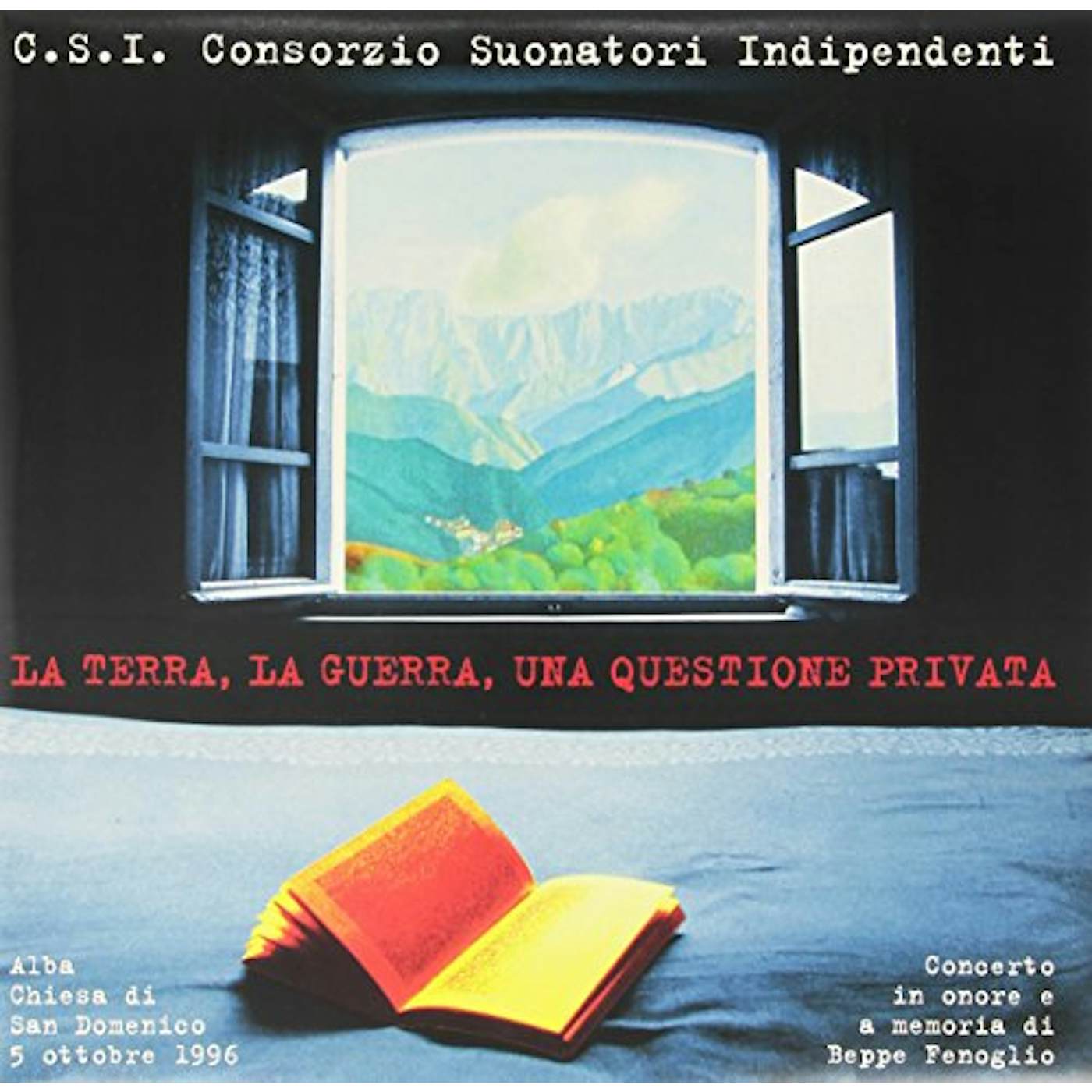 C.S.I. LA TERRA LA GUERRA UNA QUESTIONE PRIVATA Vinyl Record - Italy Release