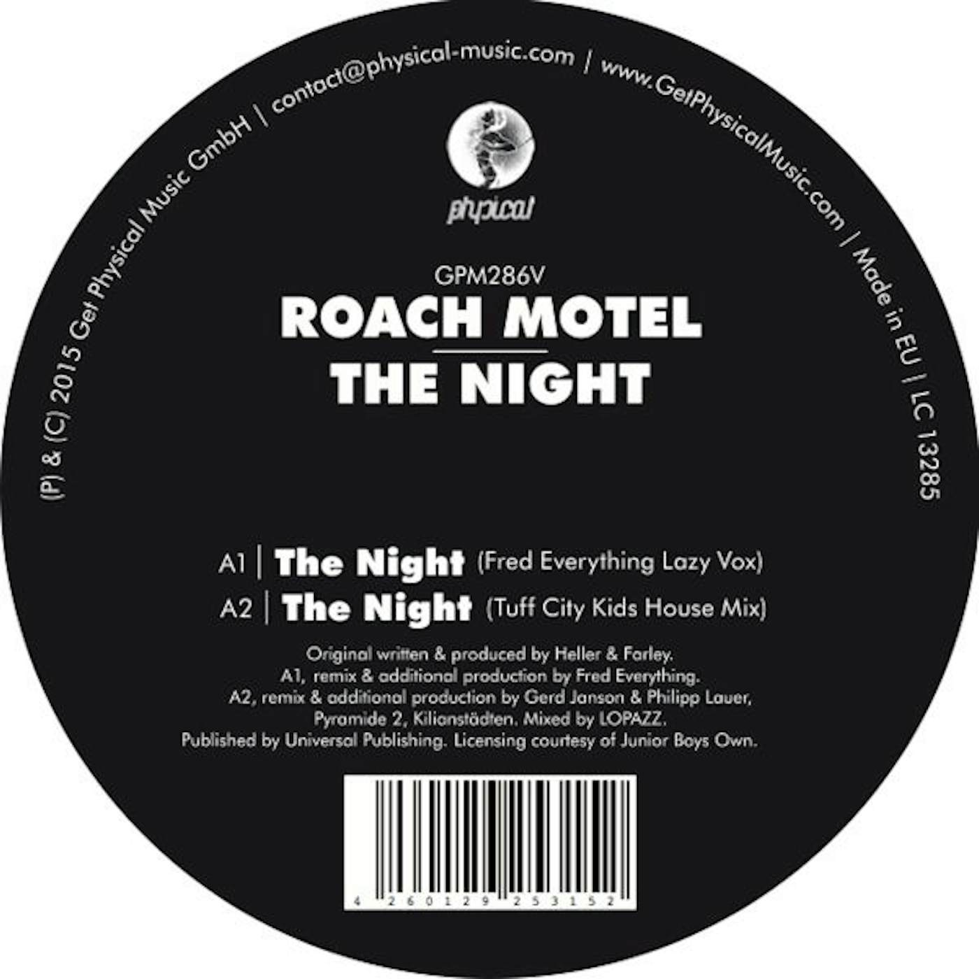 Roach Motel NIGHT Vinyl Record