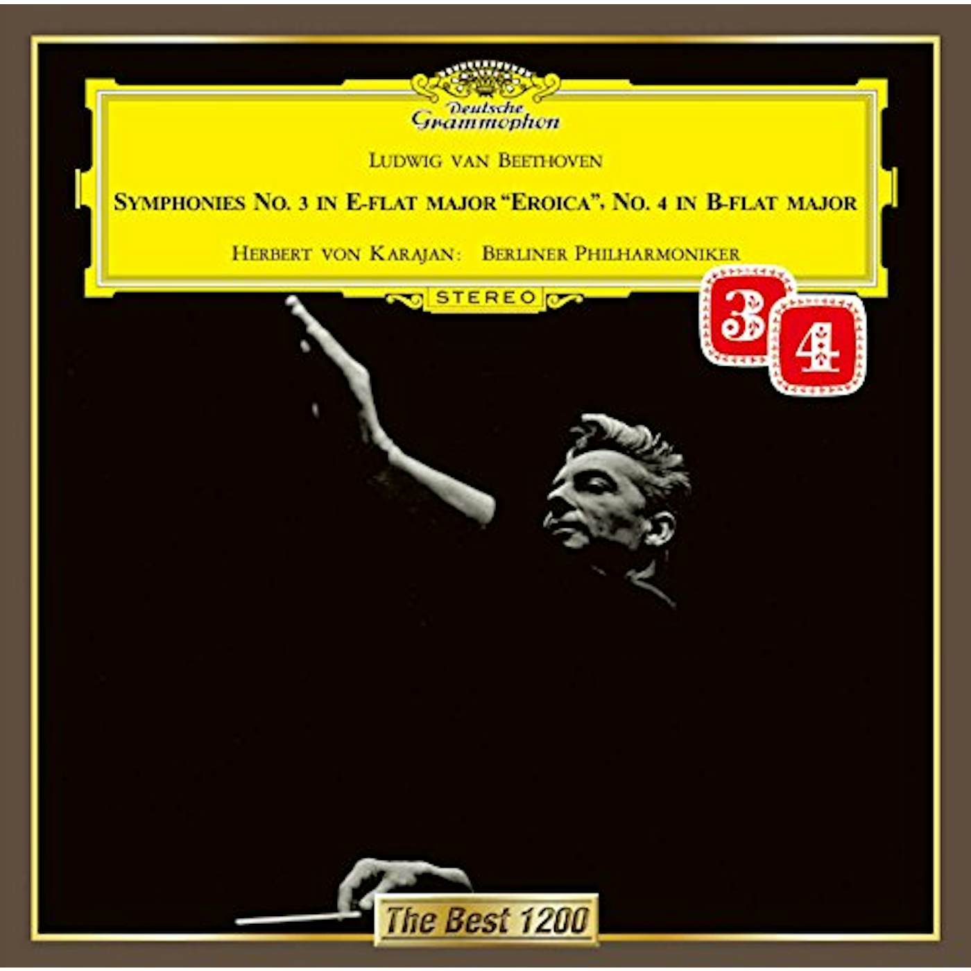 Herbert von Karajan BEETHOVEN: SYMPHONIES NO. 3 EROICA CD