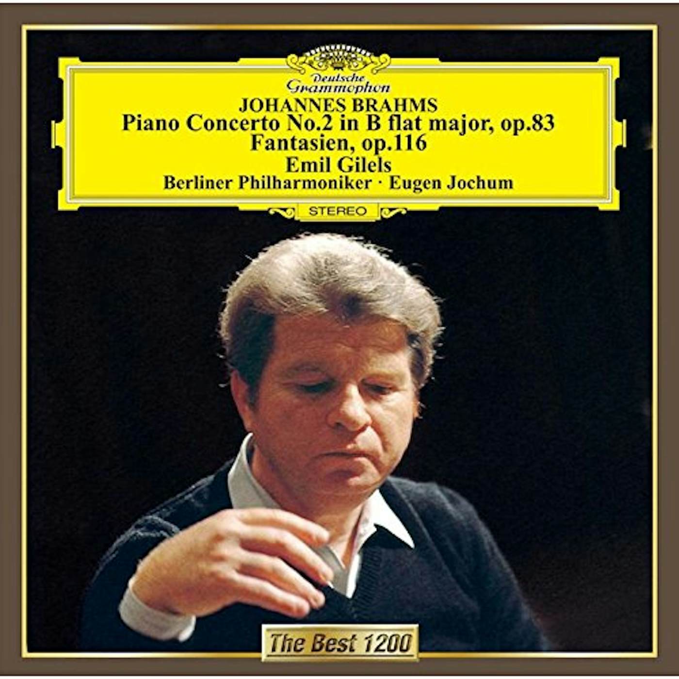 Emil Gilels BRAHMS: PIANO CONCERTO NO. 2. FANTASY CD