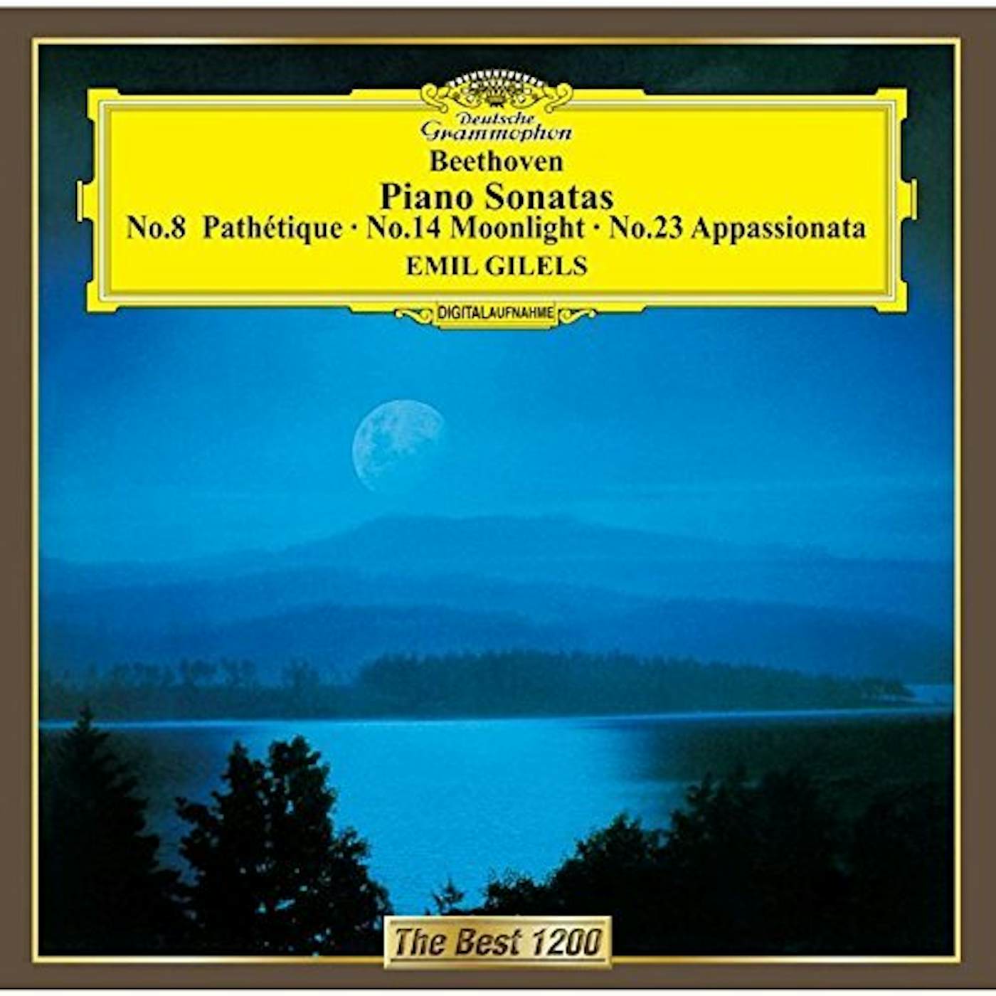 Emil Gilels BEETHOVEN: PIANO SONATAS PATHETIQ CD