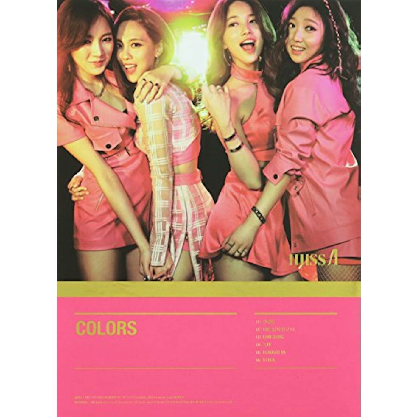 miss A COLORS (THE 7TH PROJECT) CD