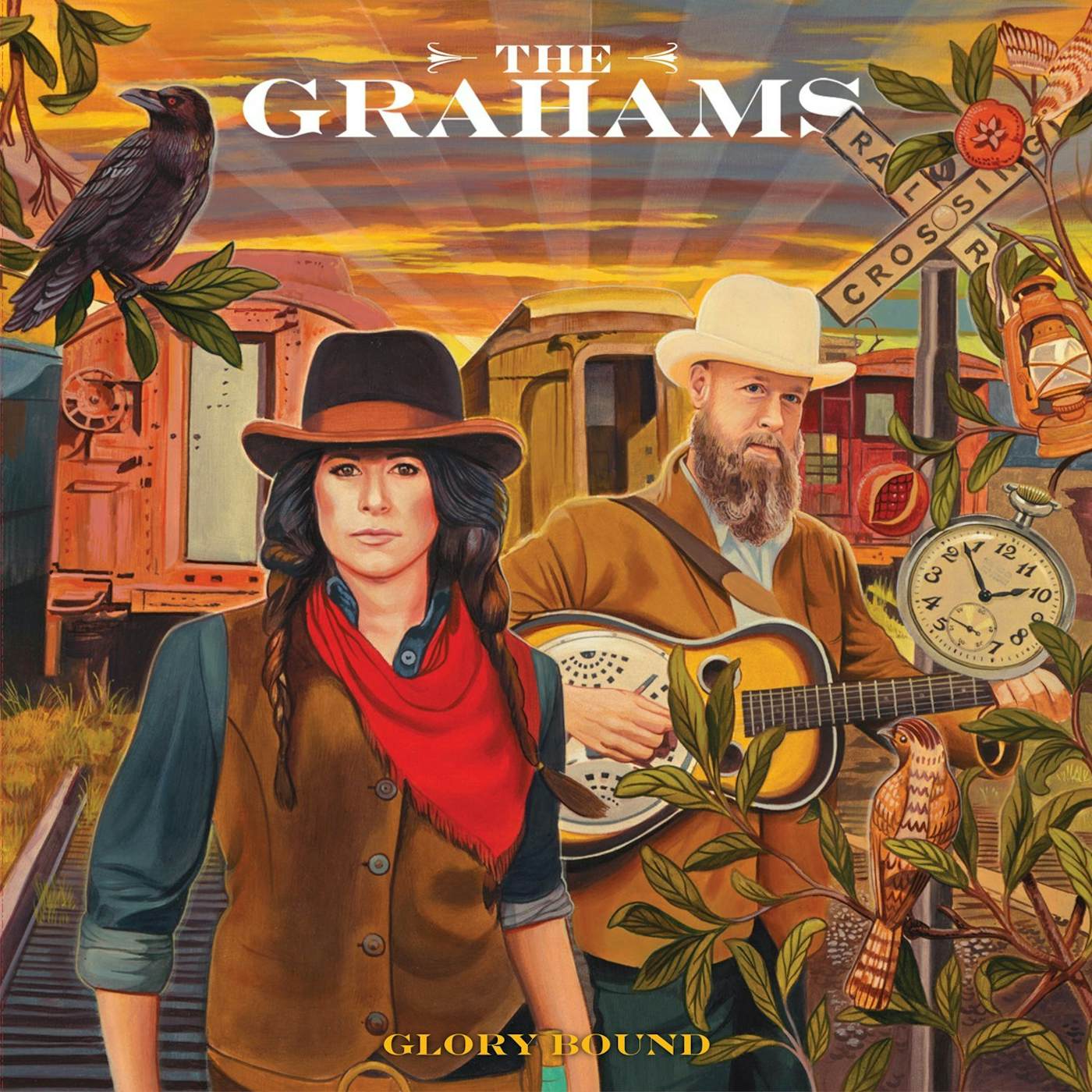 The Grahams GLORY BOUND / RATTLE THE HOCKS Vinyl Record