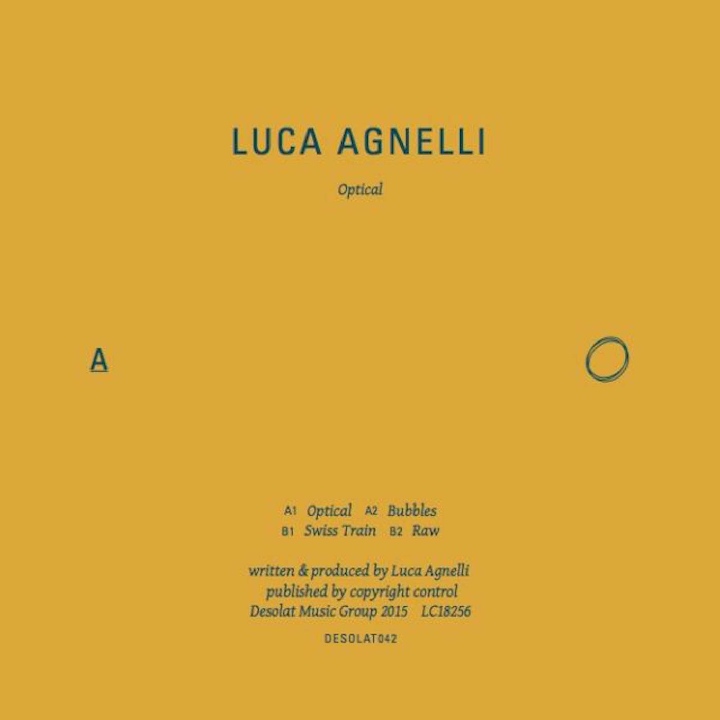 Luca Agnelli Optical Vinyl Record